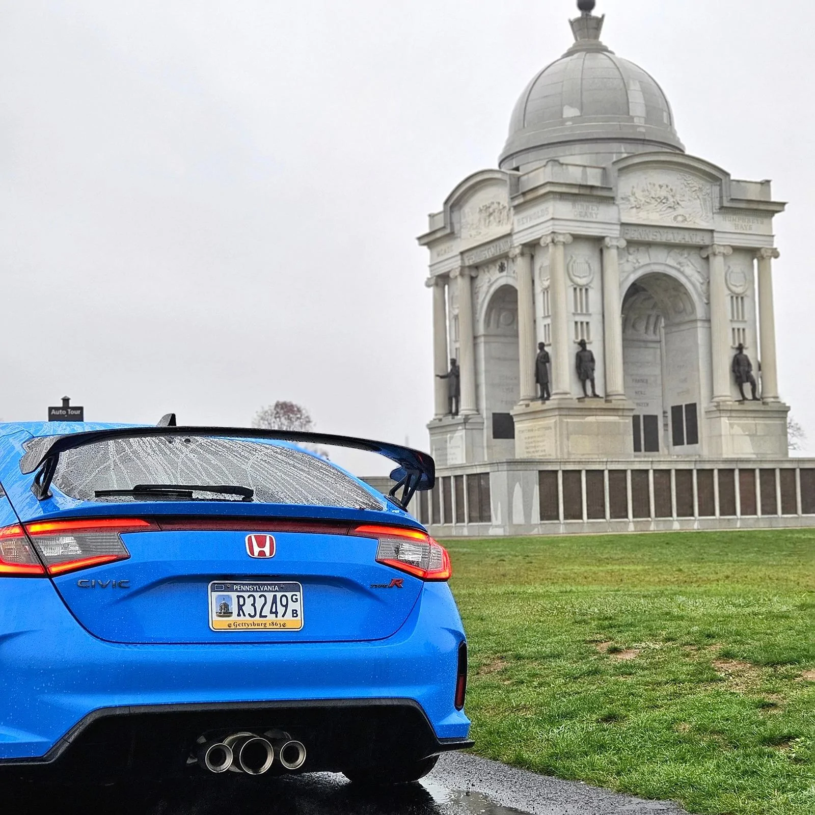 11th Gen Honda Civic FL5 Vanity Plate Hall of Fame 20231014_172832~2