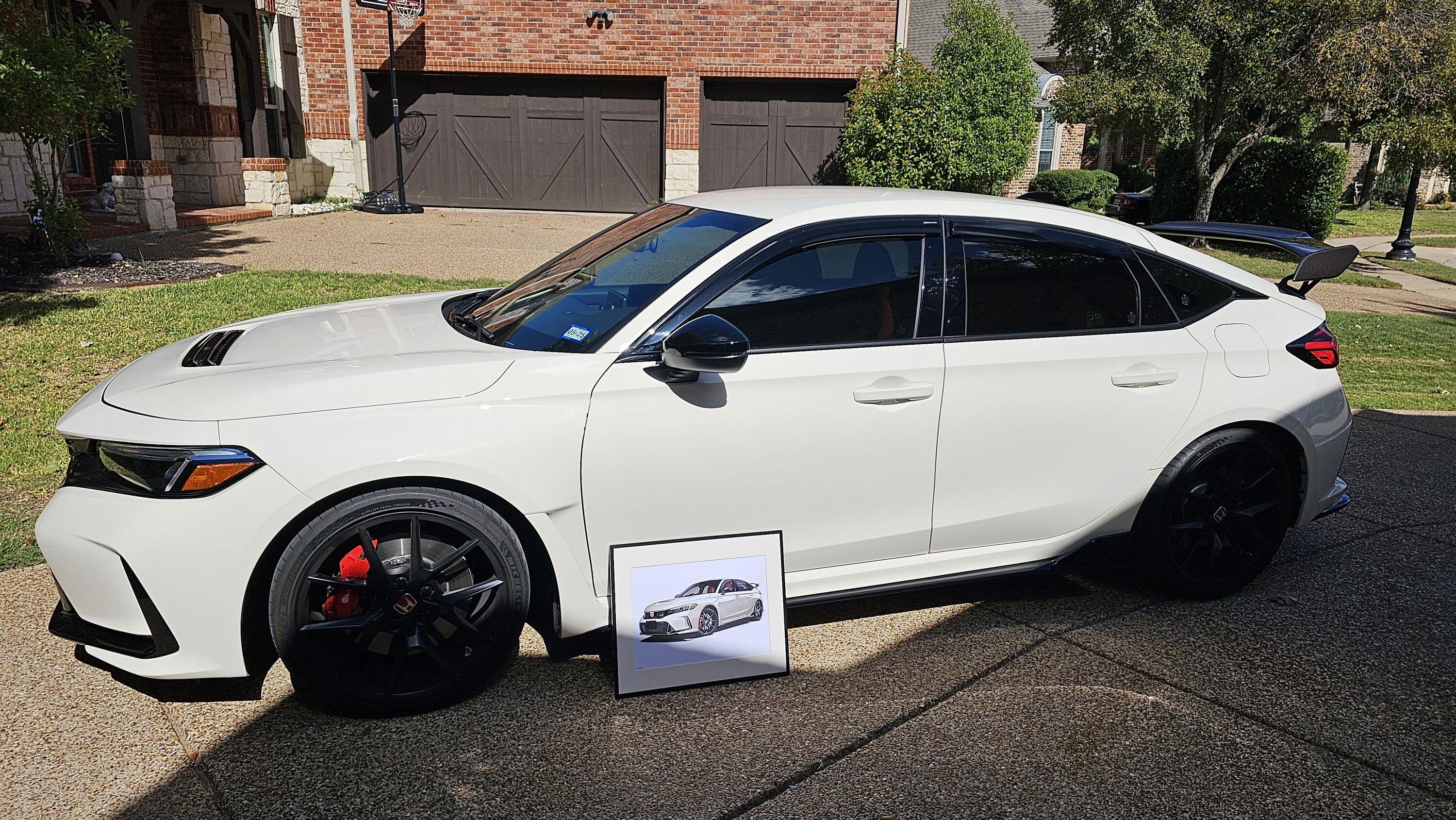 11th Gen Honda Civic -SOLD-DFW TX 2023 Civic Type R (Champ white) 1264 miles $51,600 20231015_142311