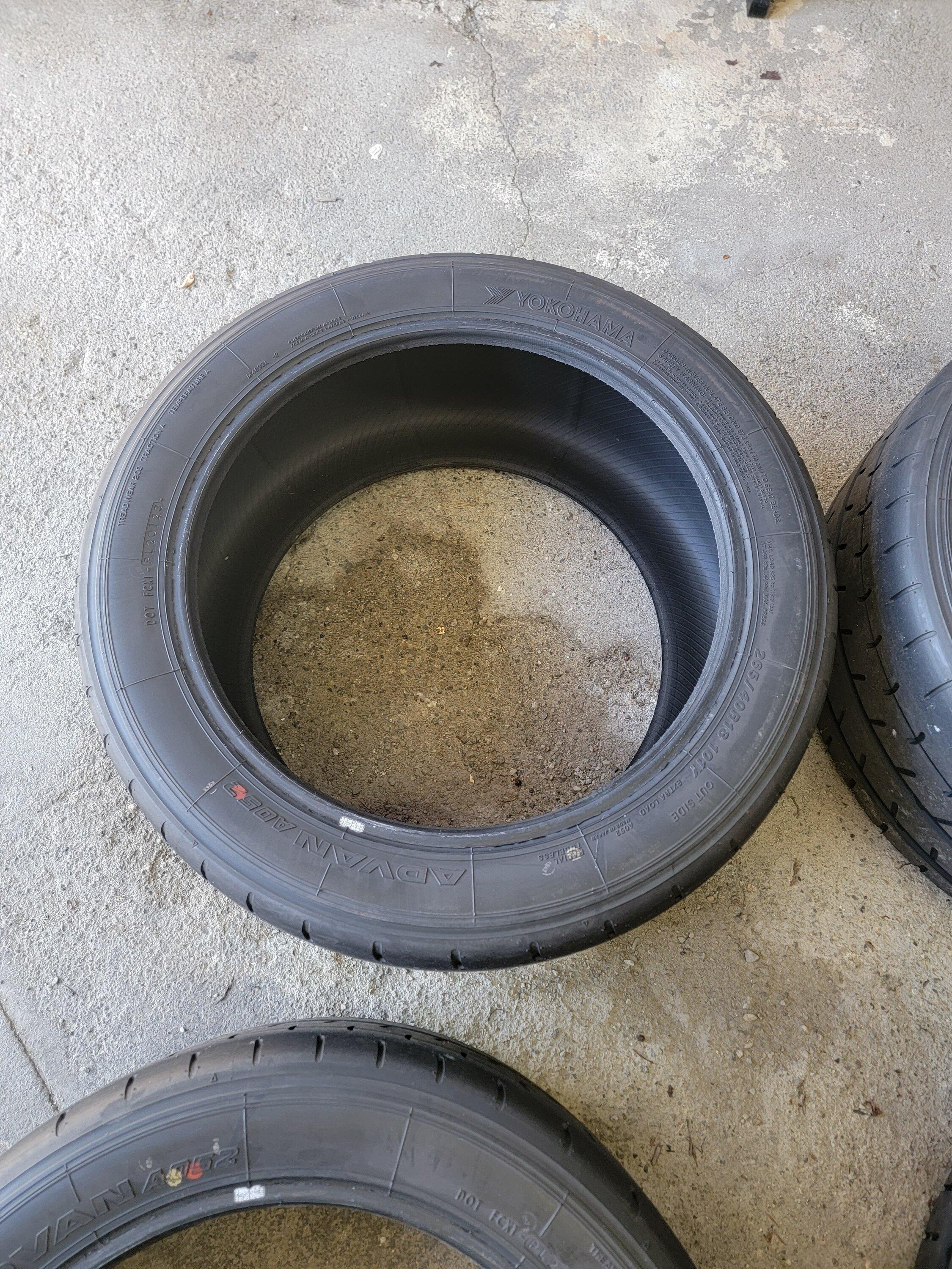 11th Gen Honda Civic Advan a052 tires - 265/40/18 - Used for 600 miles! 20231016_134226