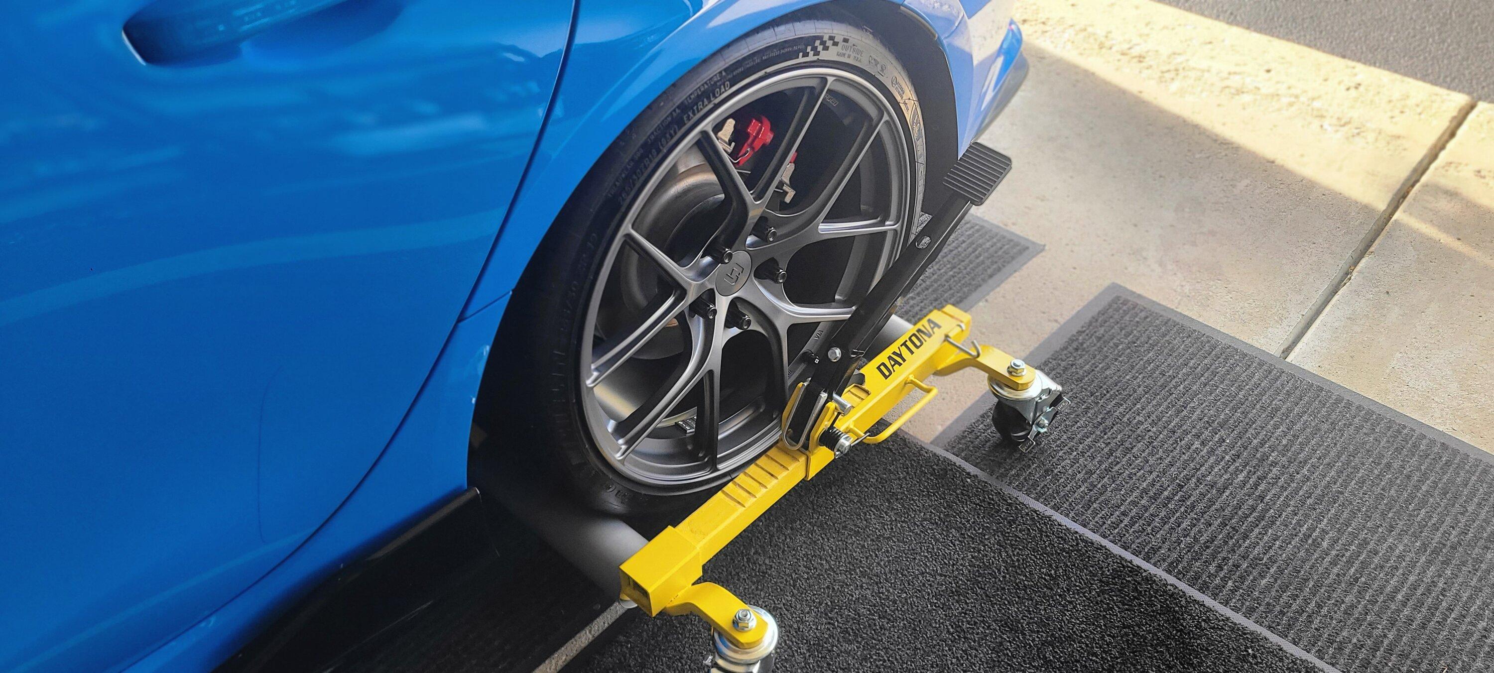 11th Gen Honda Civic Winter hibernation,the bubble wrap will be removed ..it sits about 3 inches off the ground bye until spring. 20231106_123258