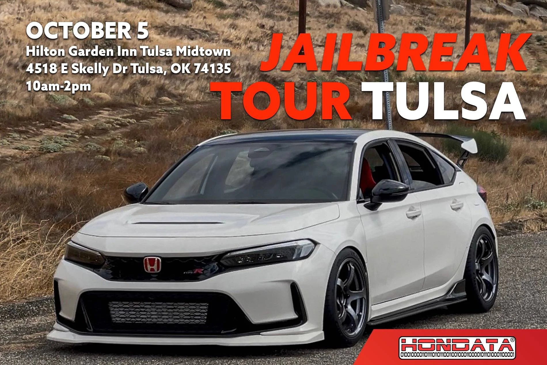 11th Gen Honda Civic Hondata Jailbreak Day Tulsa 2024 Jailbreak Tour oct002