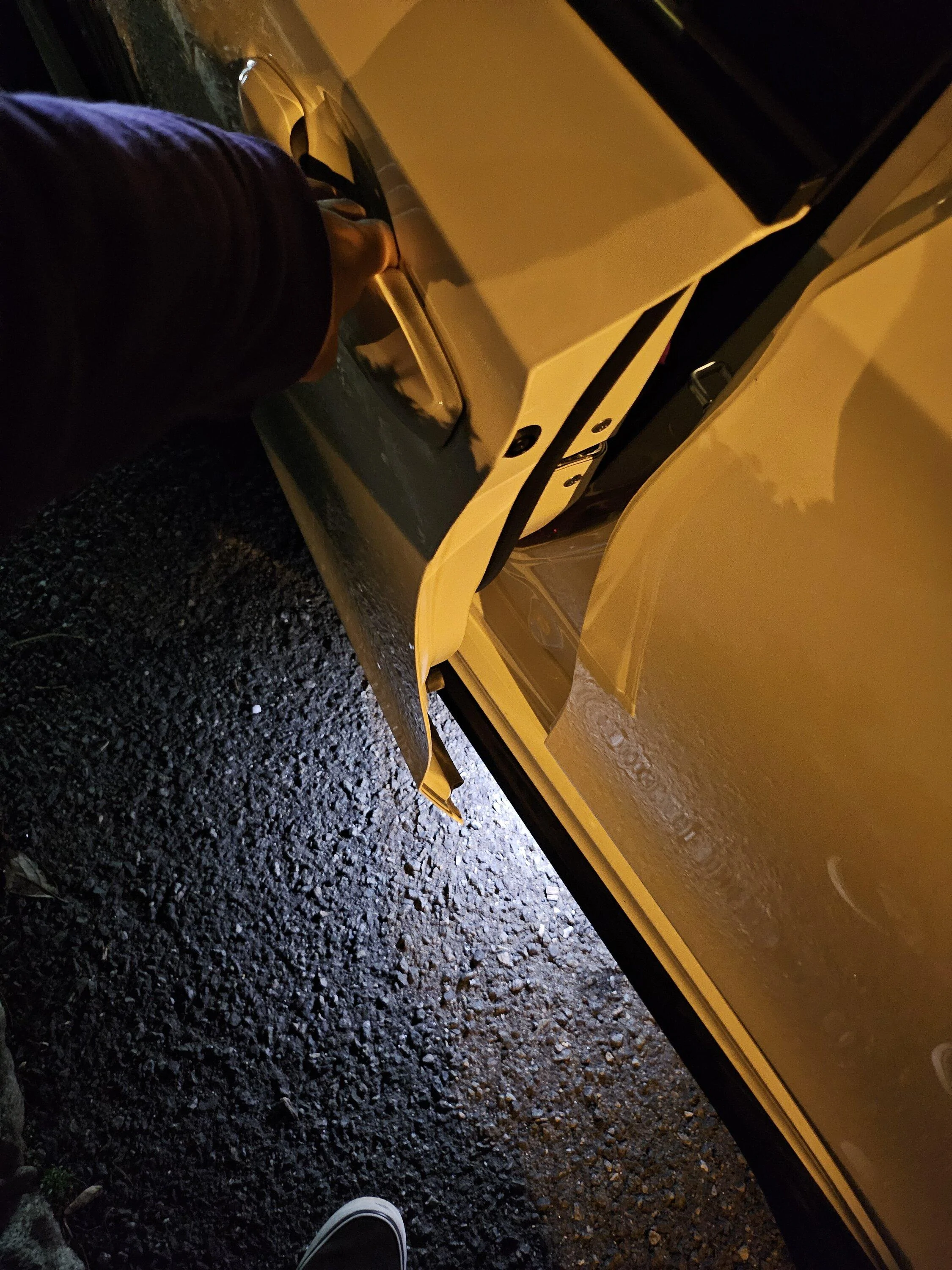 11th Gen Honda Civic JDM Honda Access Interior LED Door Lights and Center Console Lights installed. 20240113_200136