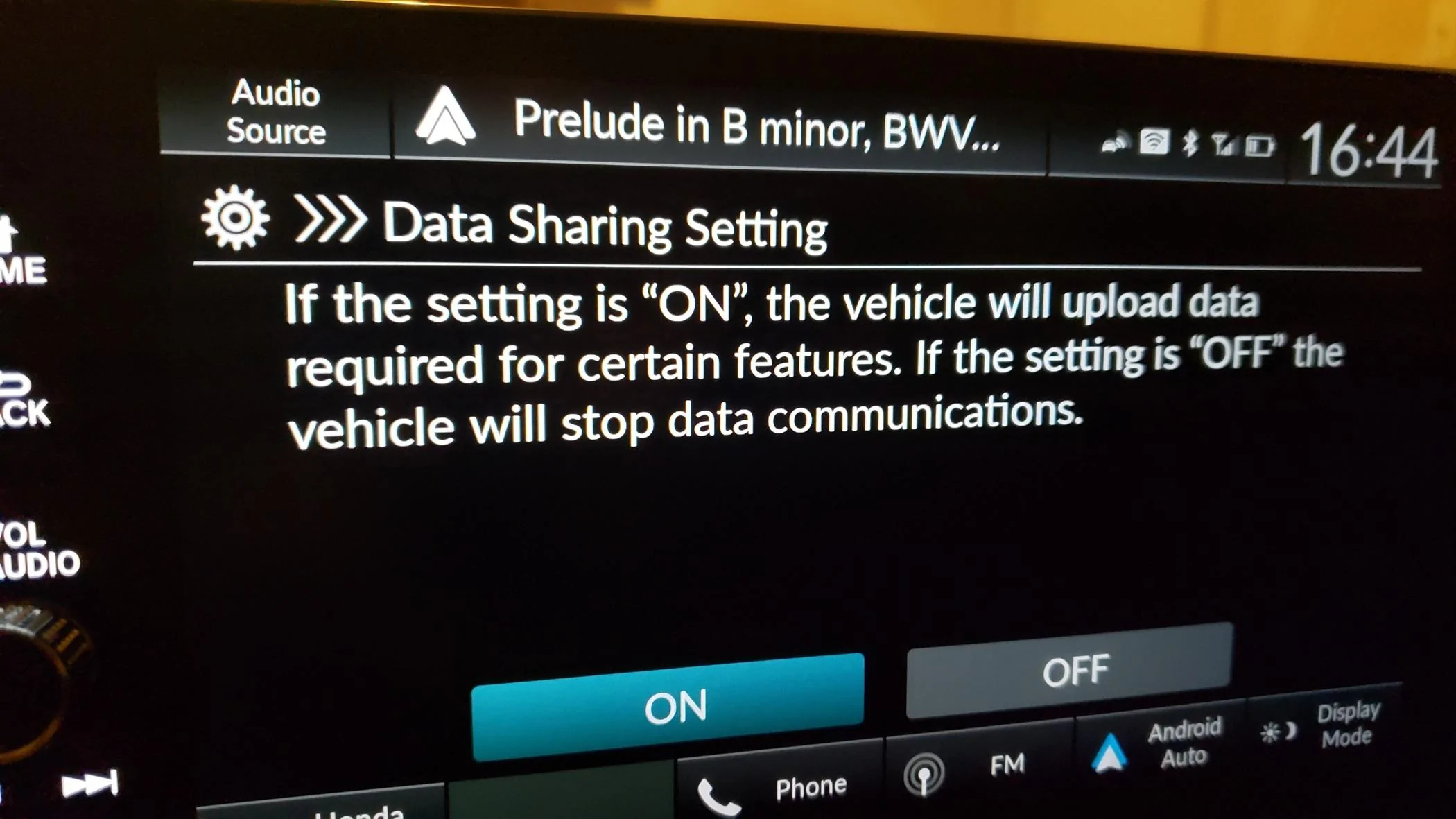 11th Gen Honda Civic Extremely concerning data sharing by Honda and other makers about our driving with insurance/LexisNexis 20240322_164426