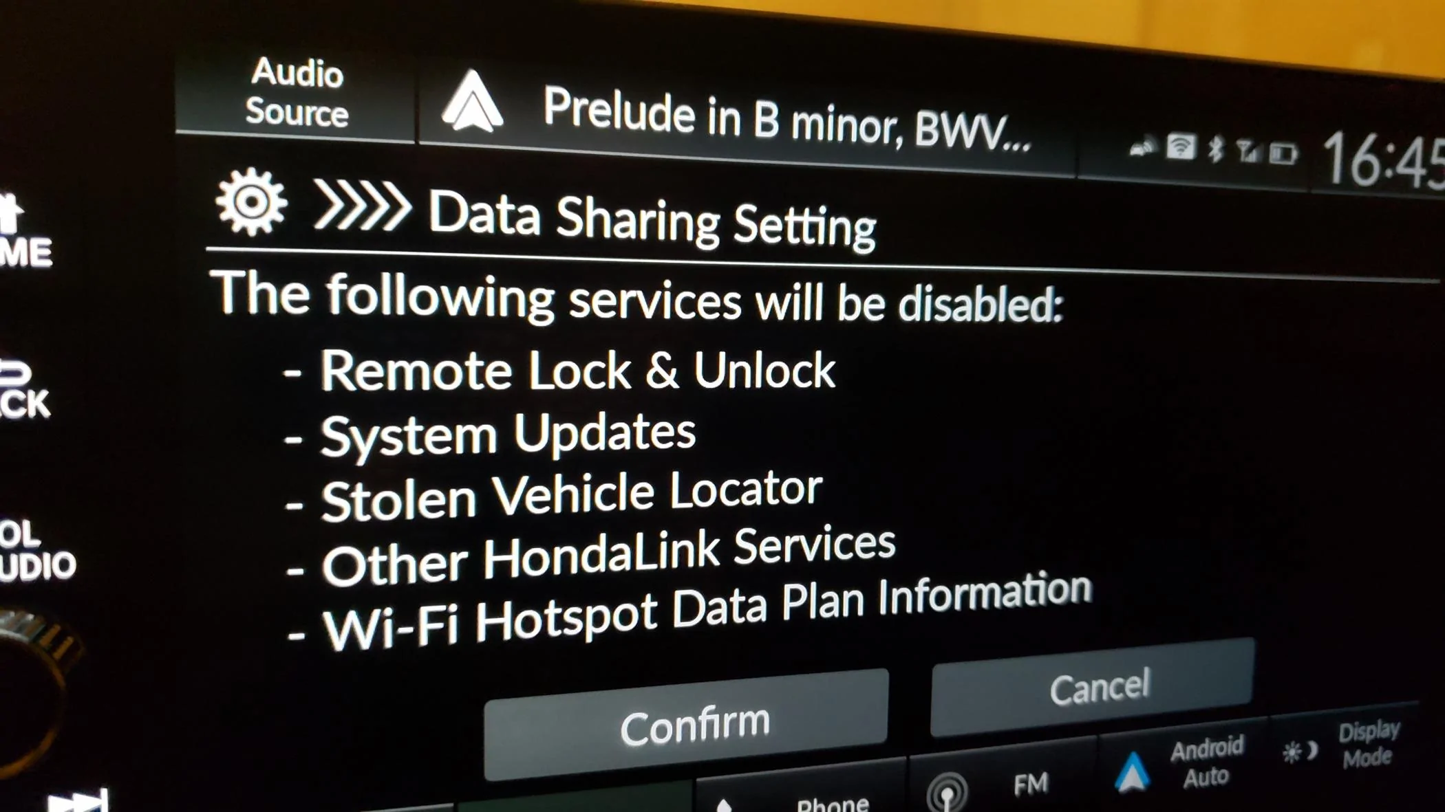 11th Gen Honda Civic Extremely concerning data sharing by Honda and other makers about our driving with insurance/LexisNexis 20240322_164502
