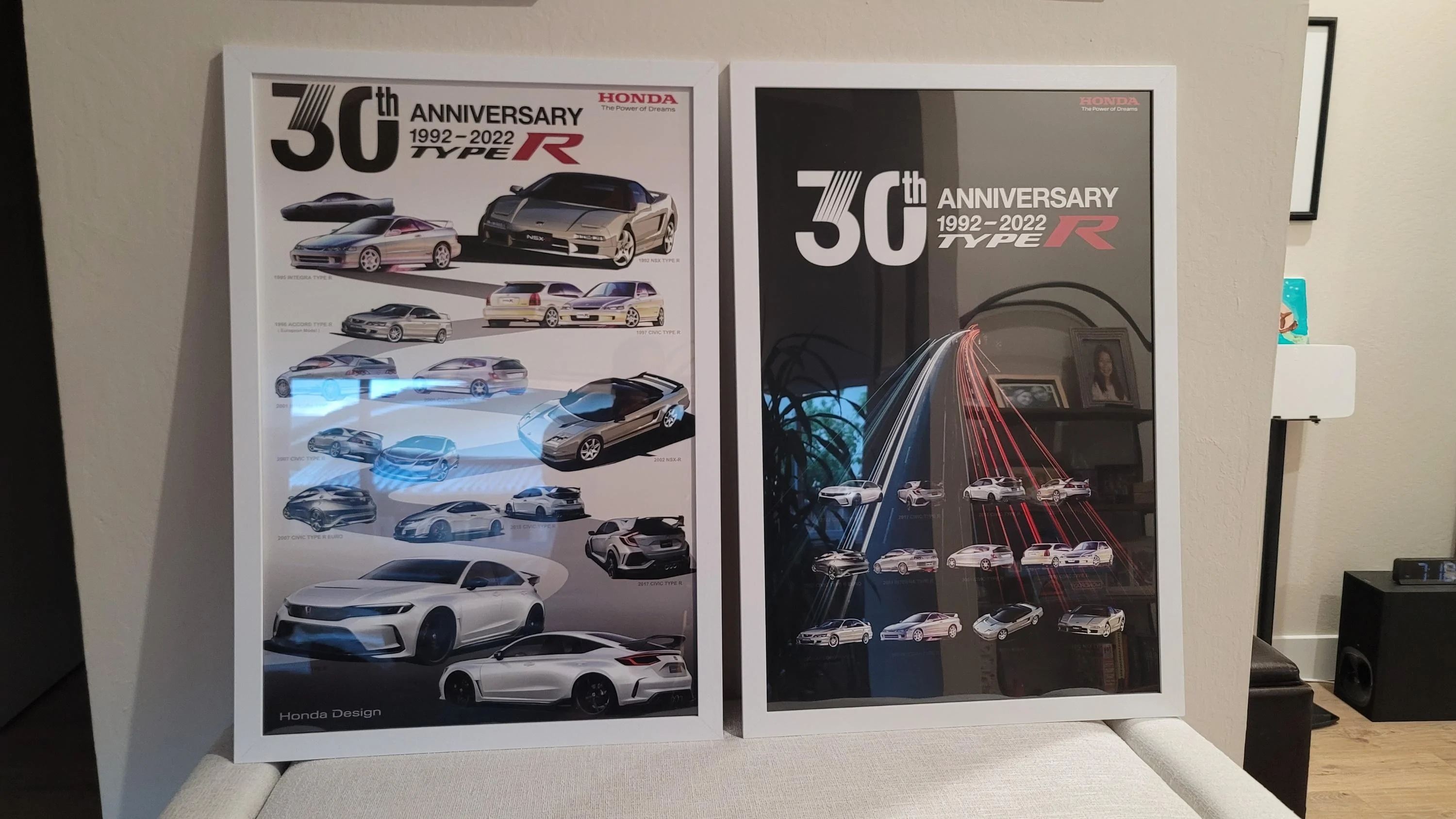 11th Gen Honda Civic Got my Type R posters framed! 20240329_191013_resized