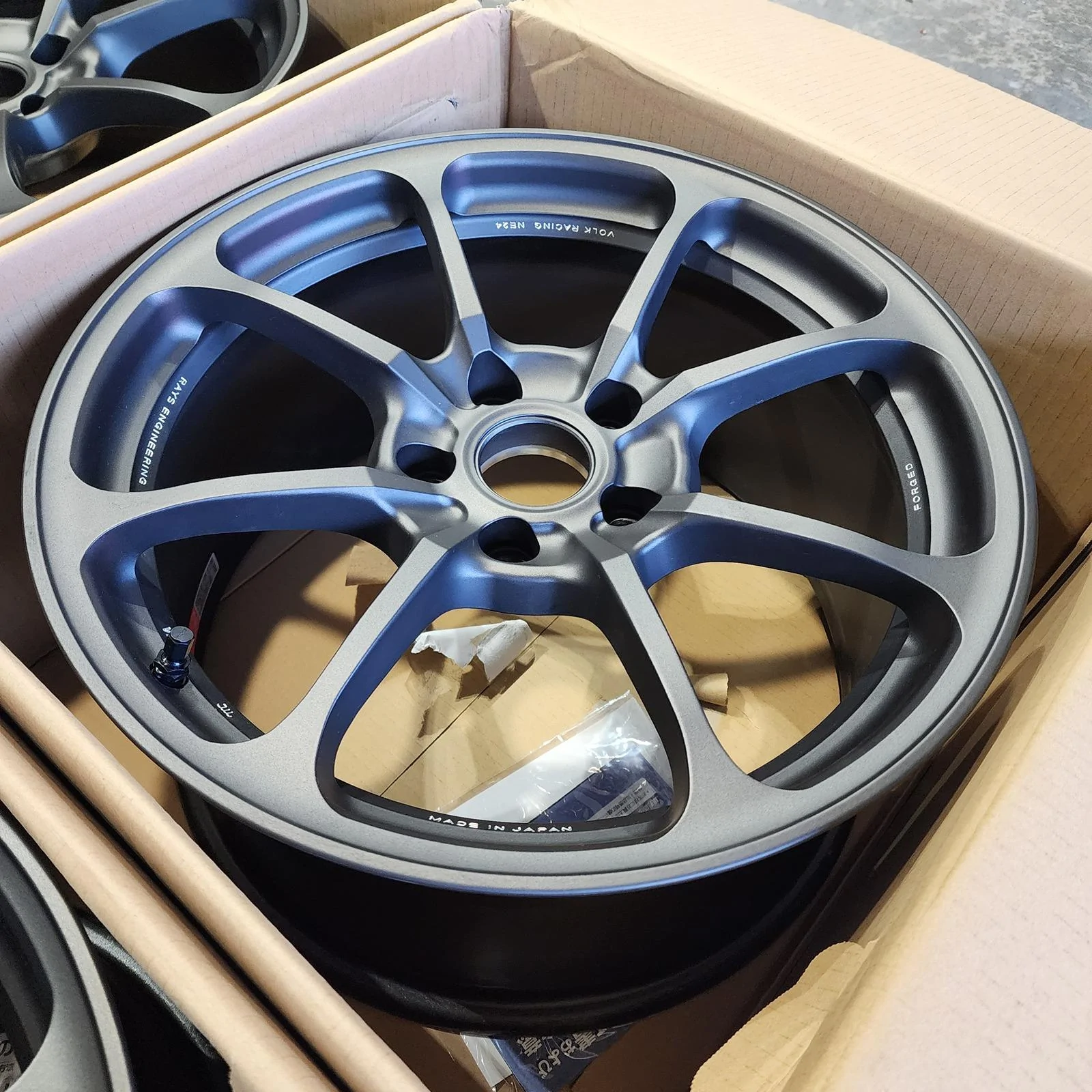 11th Gen Honda Civic VOLK NE24 18x9.5 ET45 Dark Matte Grey $2700 20240502_195500