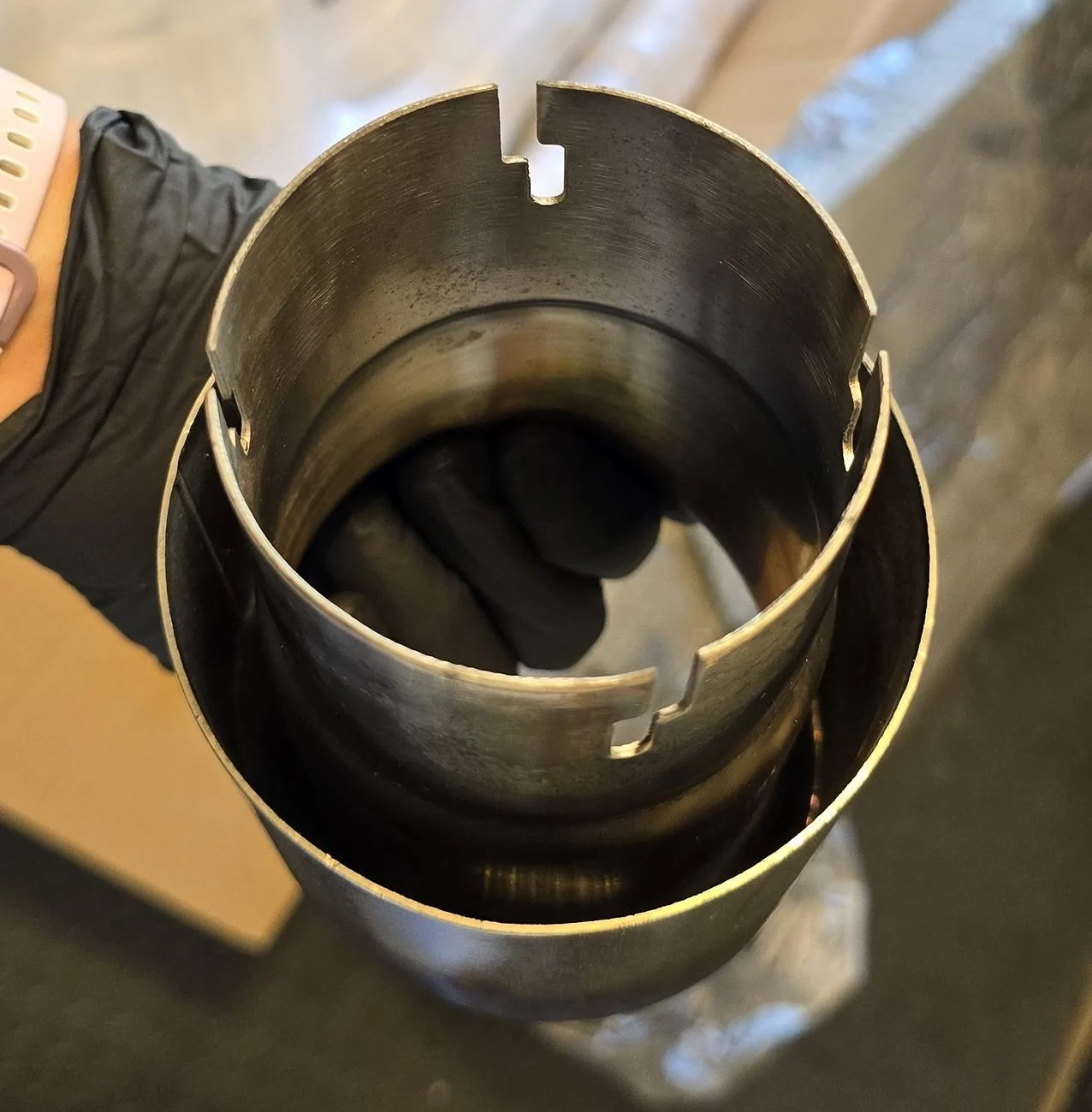 11th Gen Honda Civic CEES Exhaust - Custom fab titanium exhaust 20240816_110600