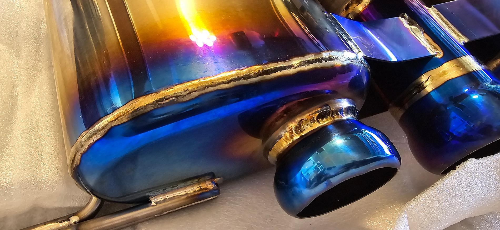 11th Gen Honda Civic CEES Exhaust - Custom fab titanium exhaust 20240816_111104