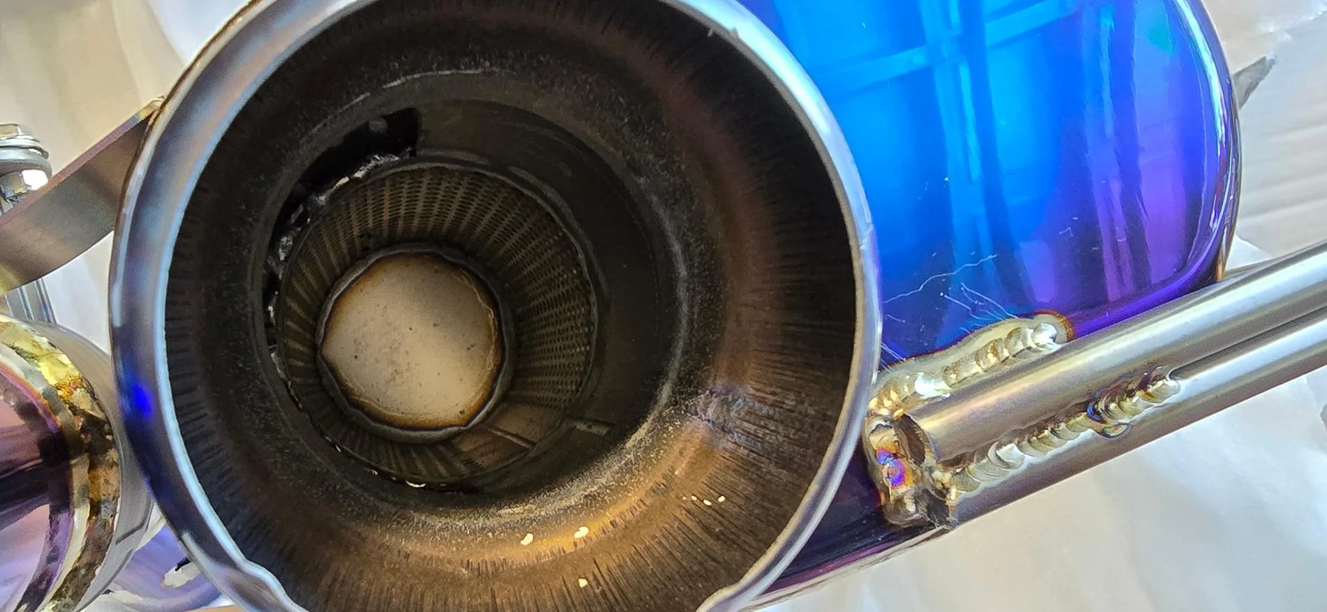 11th Gen Honda Civic CEES Exhaust - Custom fab titanium exhaust 20240816_111139