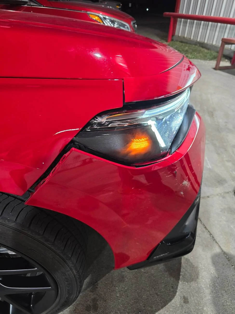 11th Gen Honda Civic Hit a deer, want to upgrade bumper to Type R 20241017_194148