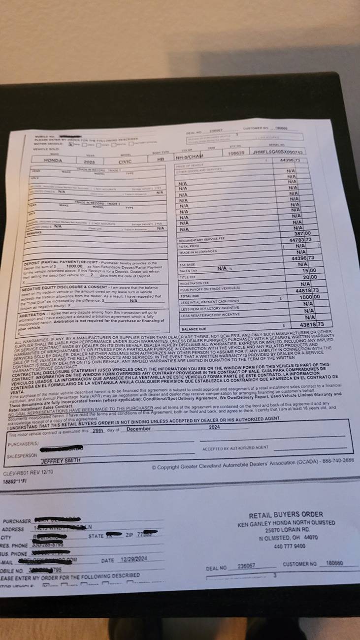 11th Gen Honda Civic The FL5 Dealer ADM Markup Thread 20250108_172143