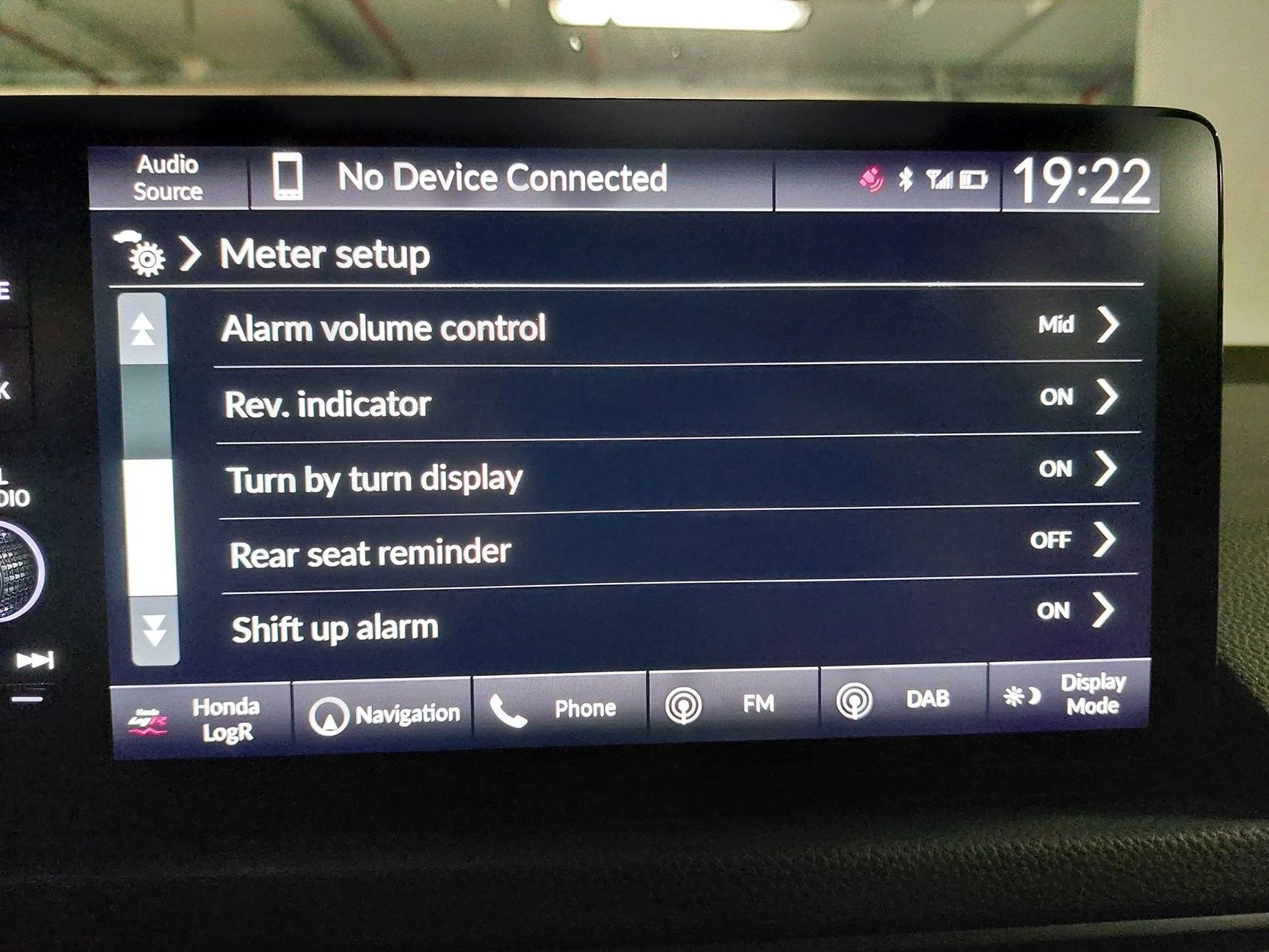 11th Gen Honda Civic FL5 Type R - changing display units 20250216_192242