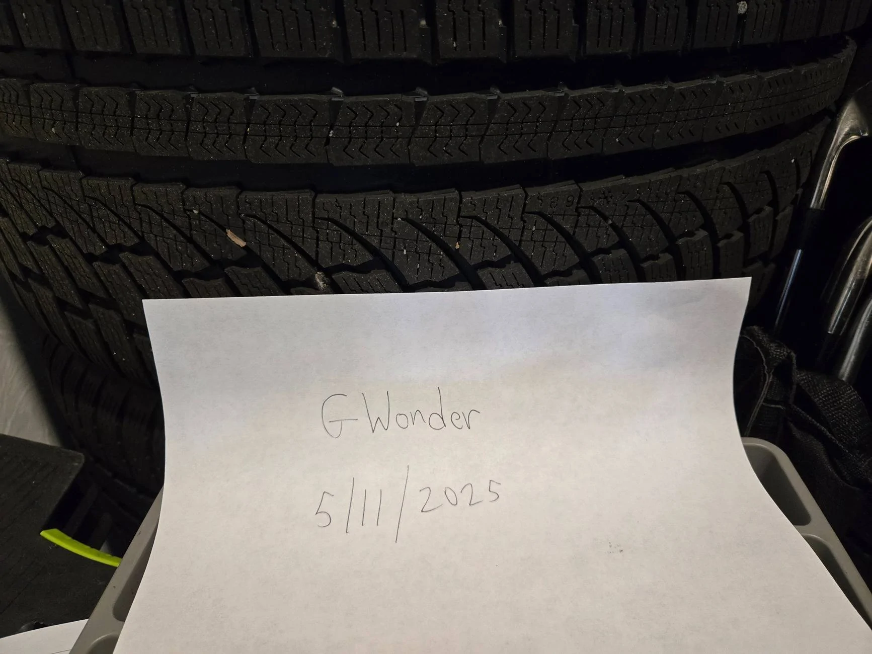 11th Gen Honda Civic FL5 OEM 19 wheels with Nokian WR G4 all weather. 20250511_092932