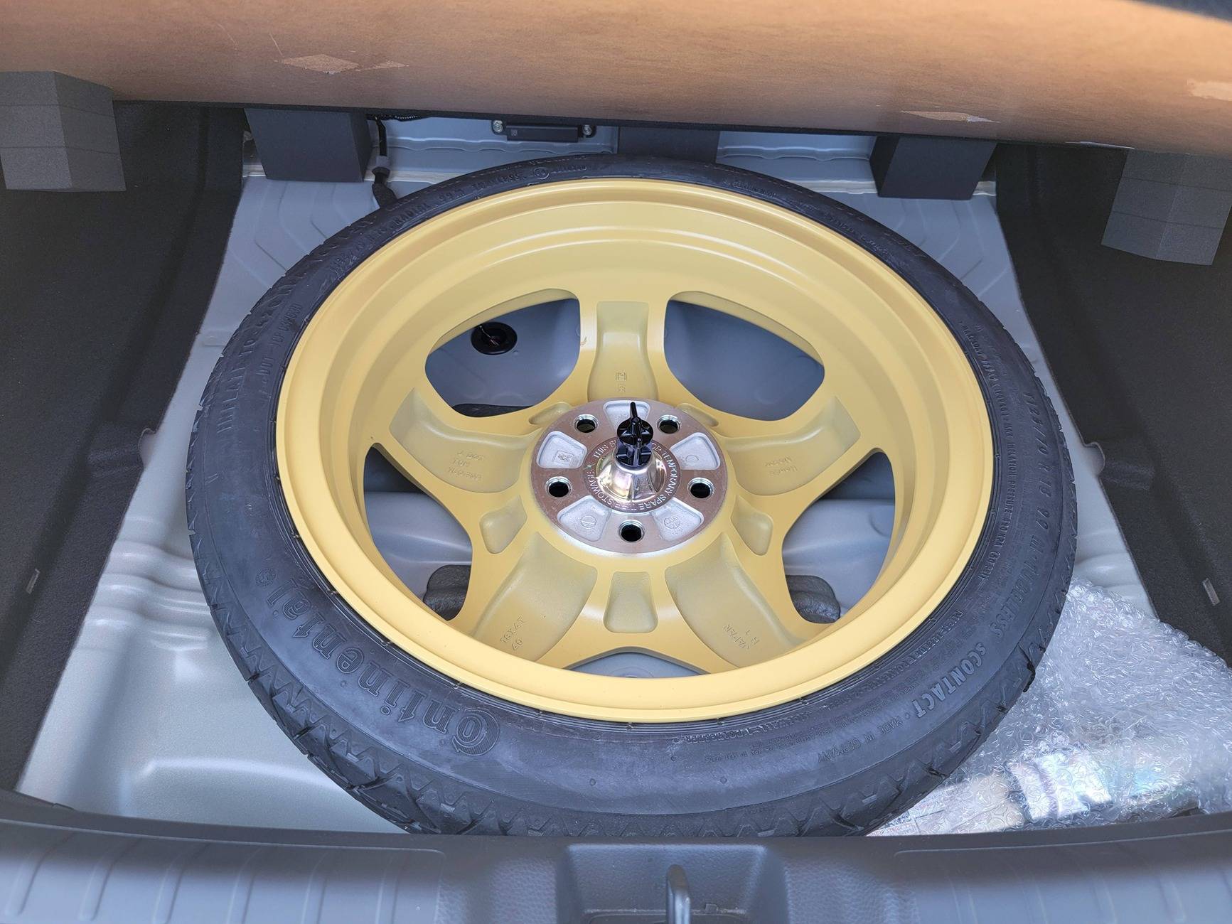 11th Gen Honda Civic FK8 Spare Tire Kit installed in FL5 20250619_125431
