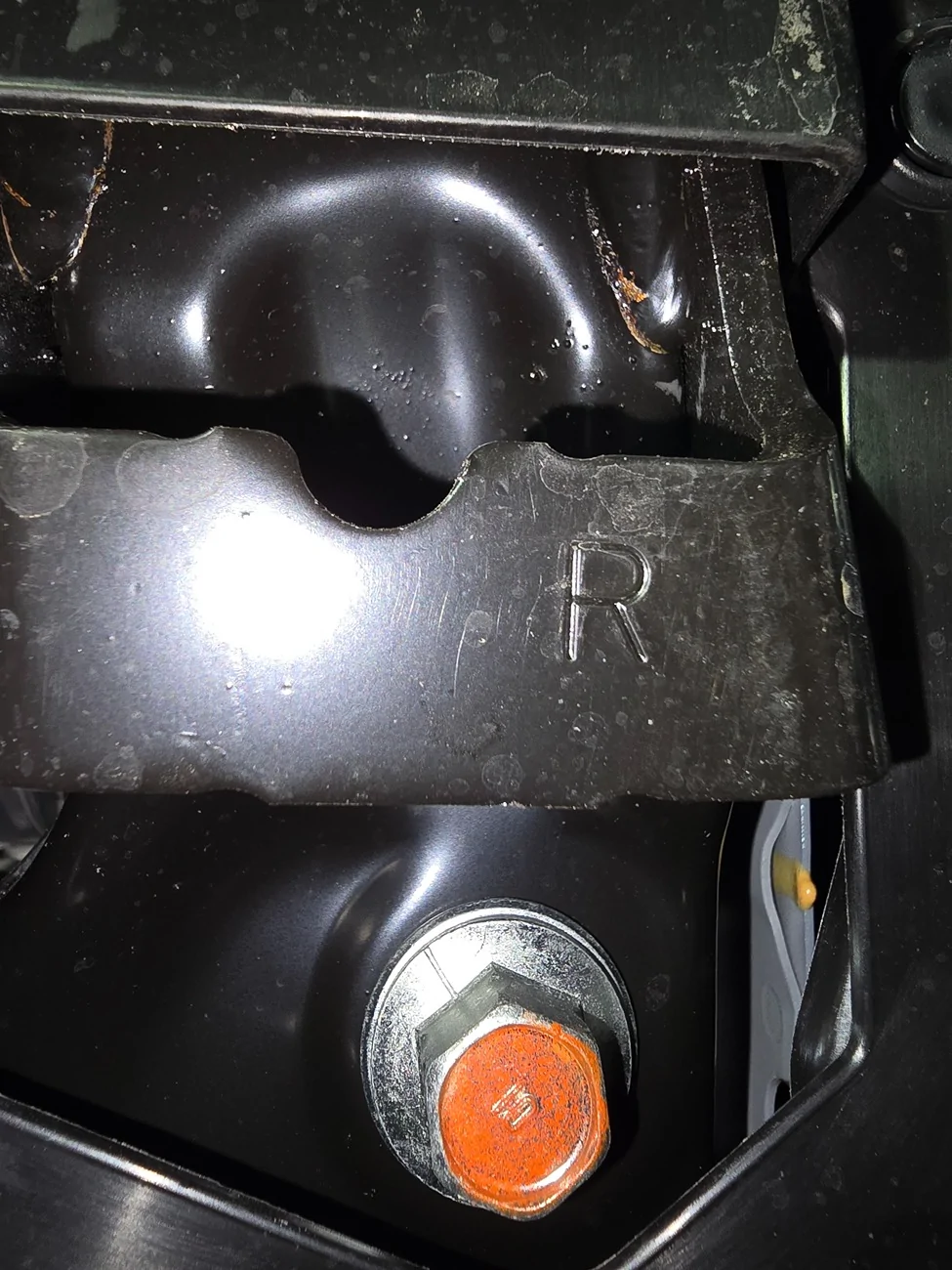 11th Gen Honda Civic Rust on frame welds and scuffs on metal 20250830_144006