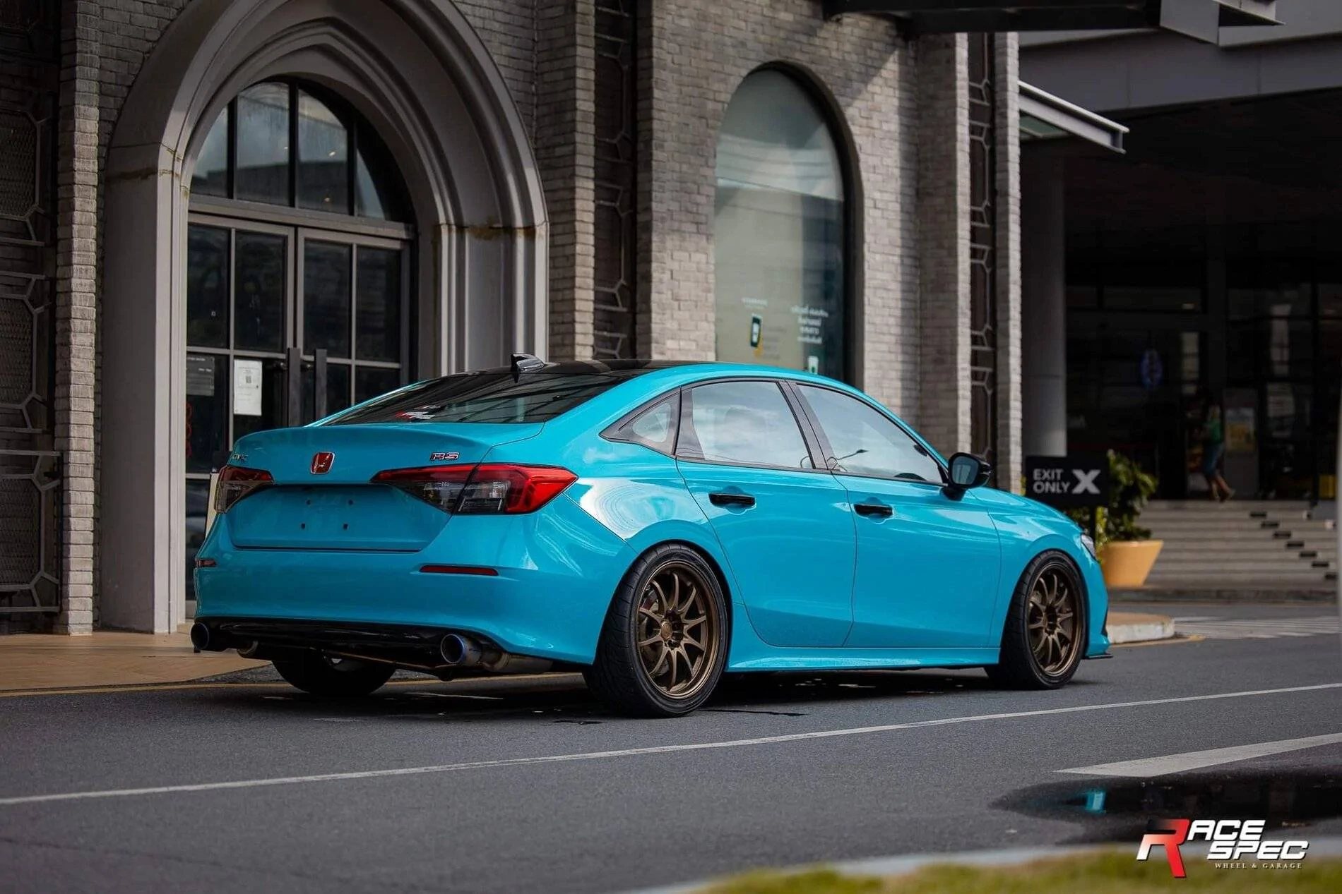 11th Gen Honda Civic 2022 Civic RS Sedan with wrap and front bumper nose black-out 242389384_1652401671616330_6160415403884529062_n