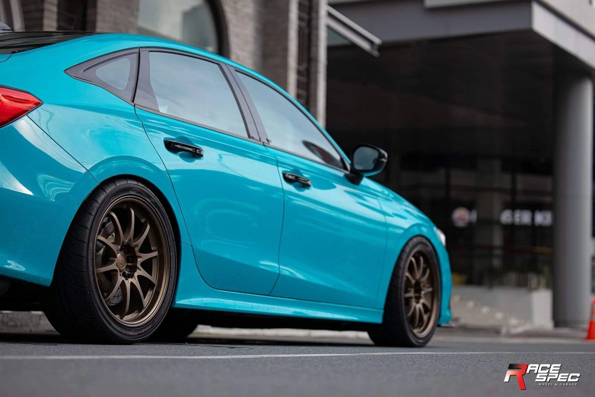 11th Gen Honda Civic 2022 Civic RS Sedan with wrap and front bumper nose black-out 242396257_1652402068282957_3180017793095962863_n