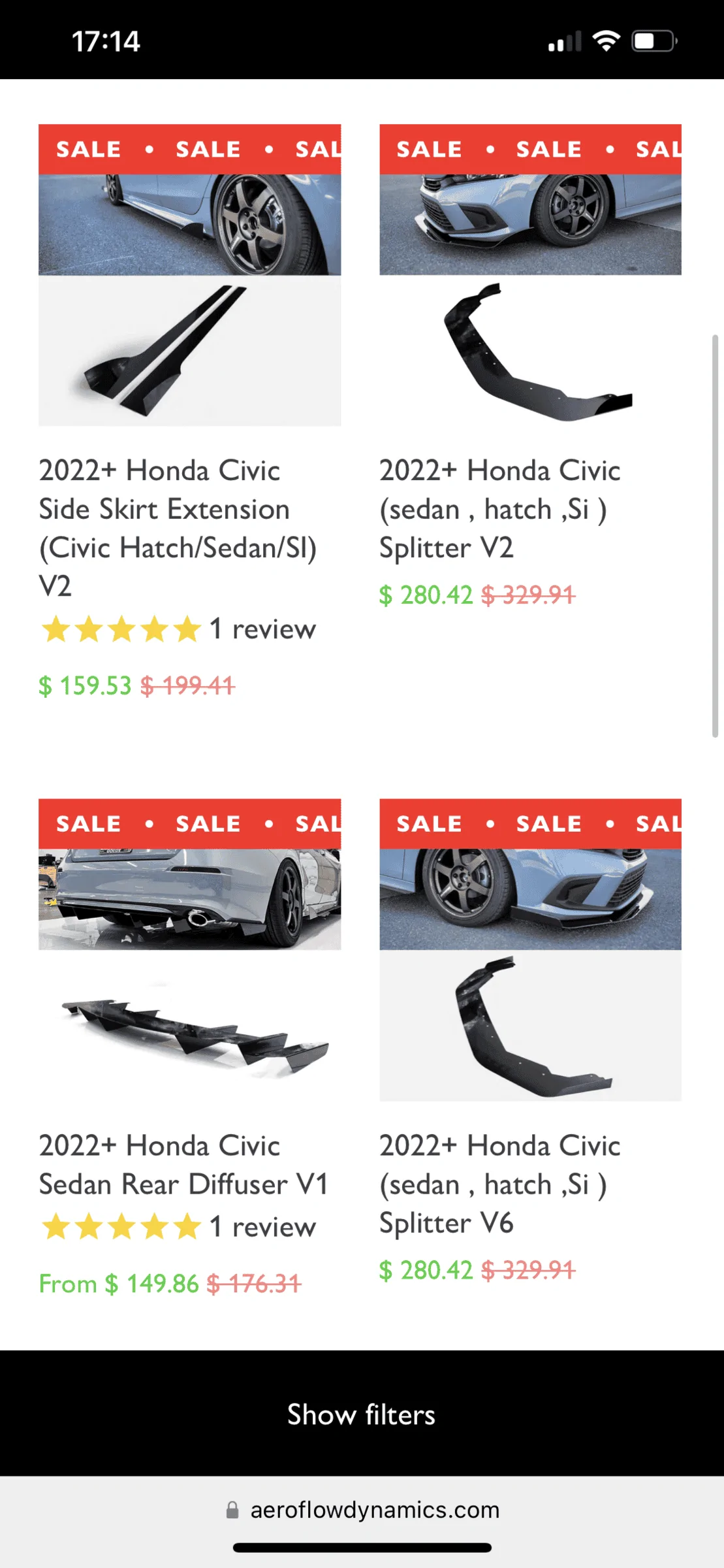 11th Gen Honda Civic New toys from AeroFlow Dynamics for 11th gen Civic! (front splitter lip, sideskirts, rear diffuser) 27FECE15-6B85-4BB9-B8BF-4F654BF1DF64