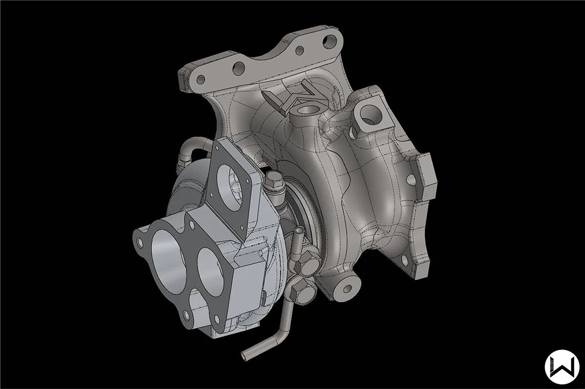 11th Gen Honda Civic 27WON W1 Upgraded Turbocharger Pt 3 27WON-CivicX-W1-Turbo - WM