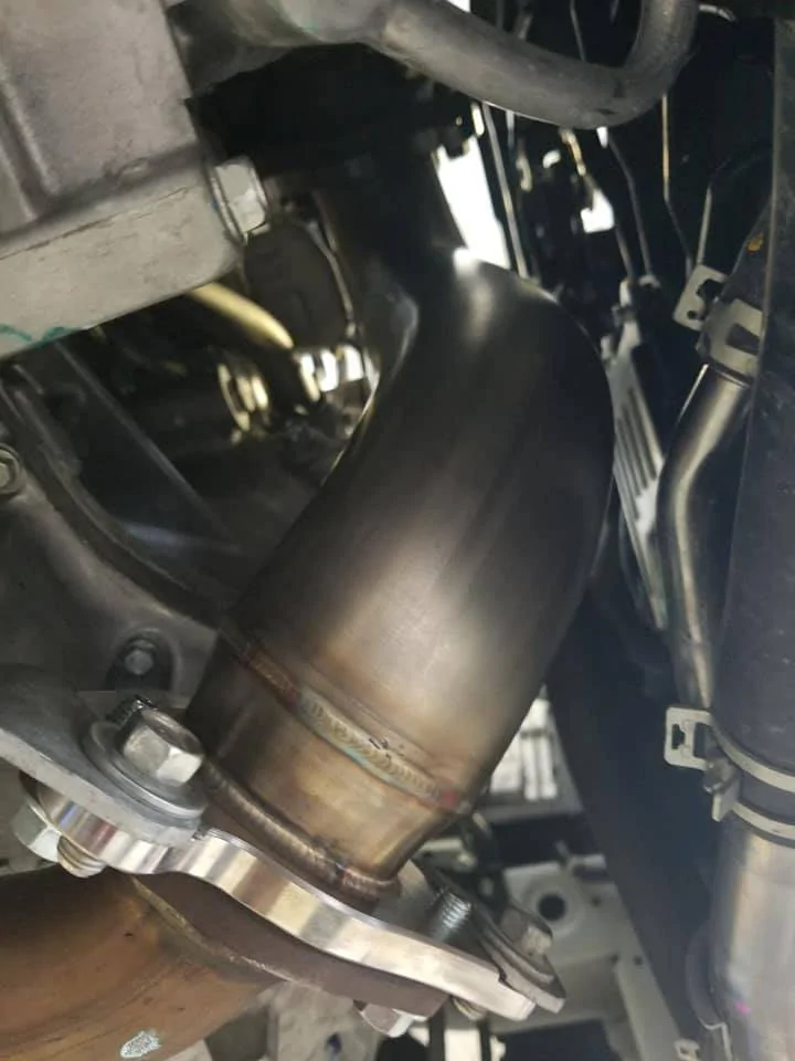 11th Gen Honda Civic MAPerformance Prototype Downpipe 28378475_10213853110695827_2496941009687065970_n