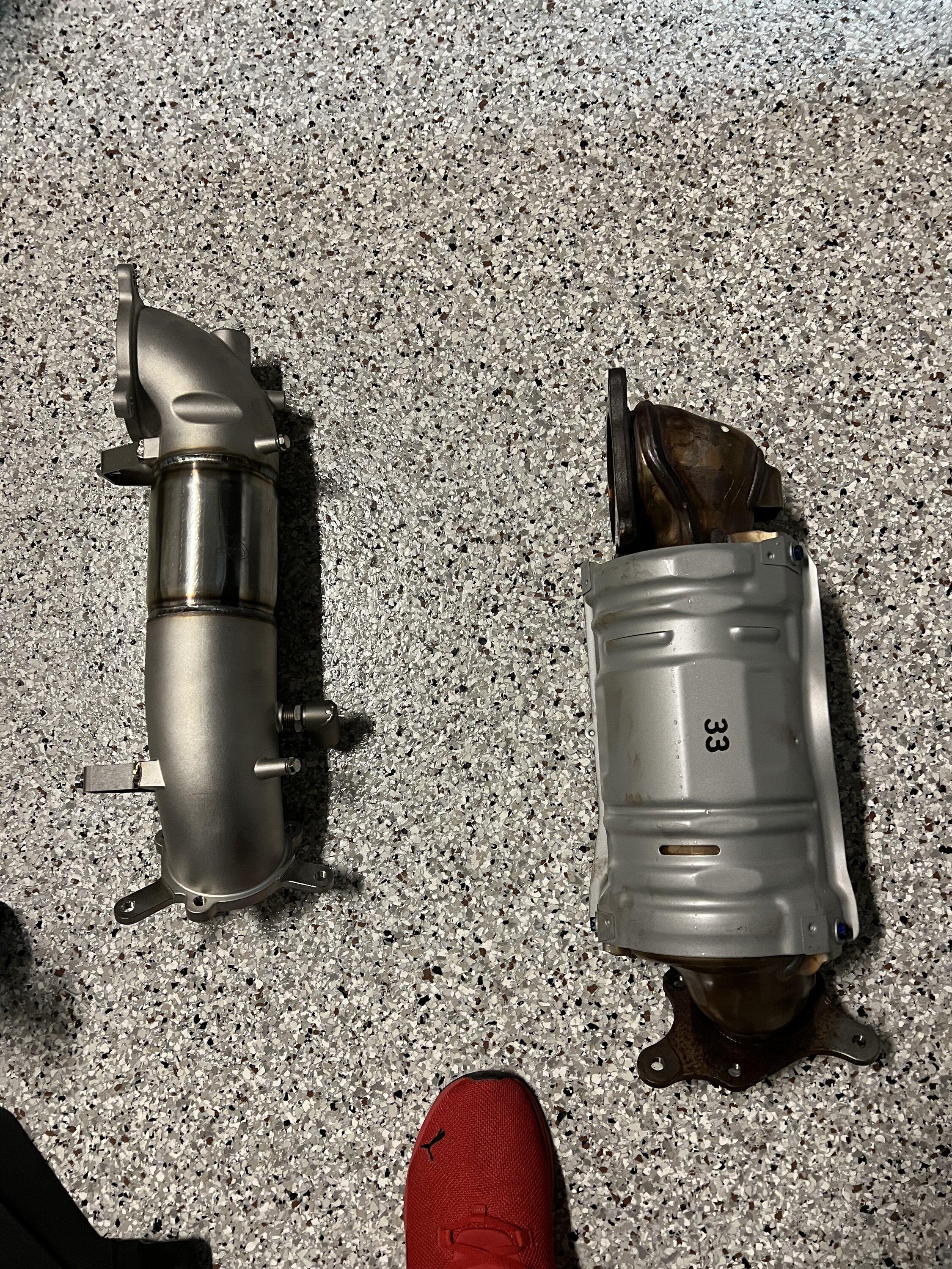 11th Gen Honda Civic Mid Resonator Delete. Plus 27won Down pipe. 363E5536-B6FA-4F77-9543-D742D1424449