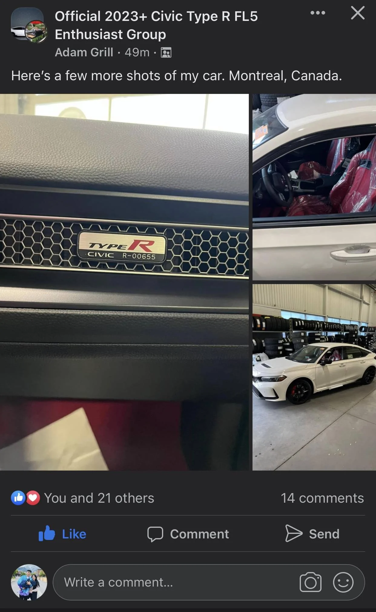 11th Gen Honda Civic Canadian dealer asked what colour Type R I want 3961597E-382C-4241-BC28-84181BDC3057