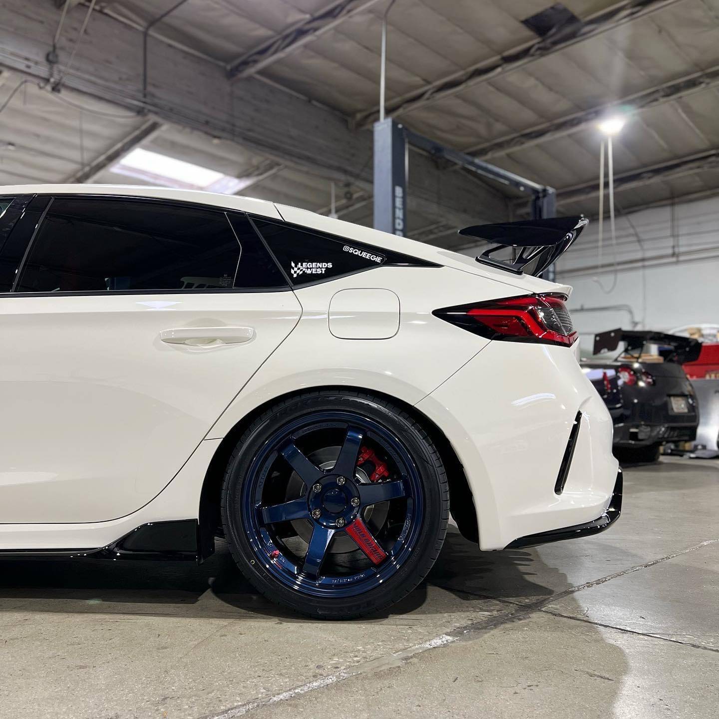 11th Gen Honda Civic White Type R FL5 on 18" Volk Racing TE37SL with 265/35/R18 Toyo Proxes Sports 3C476C2C-6CBB-4AE2-B851-8CD0A9401505