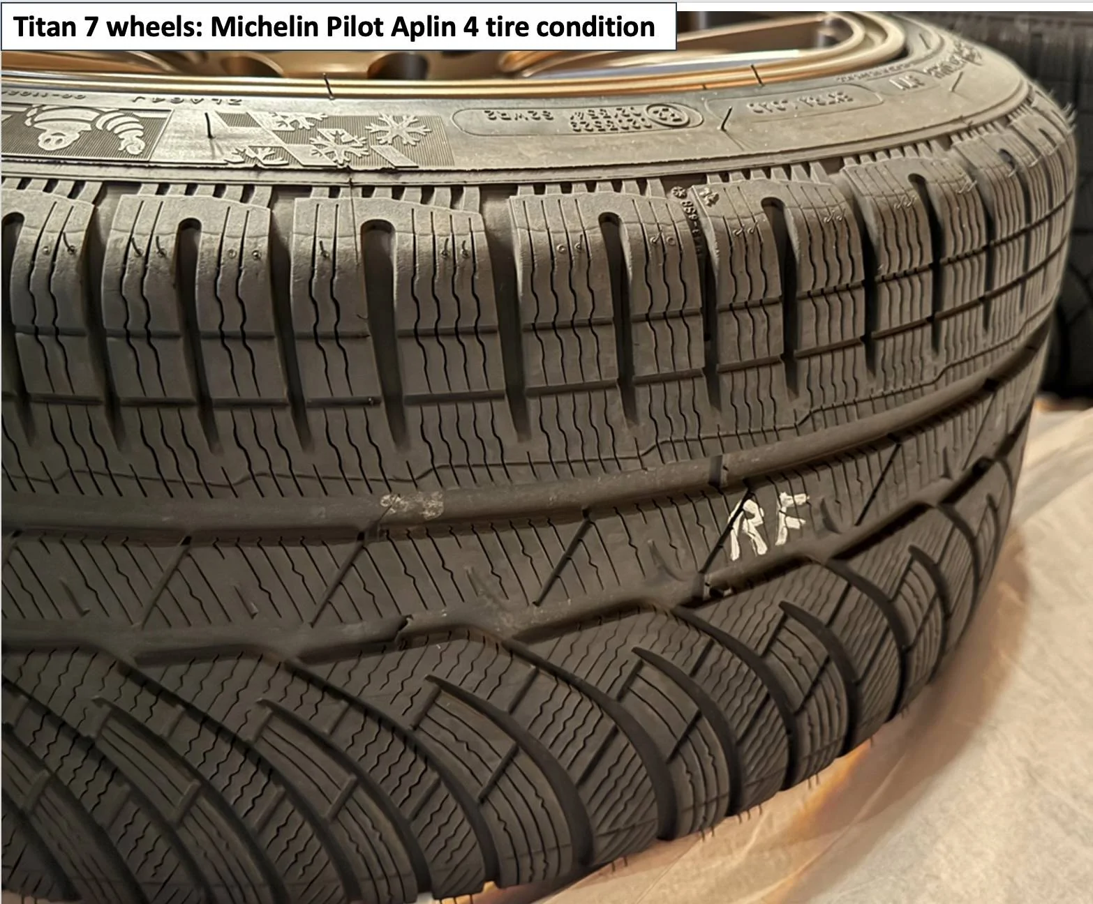 11th Gen Honda Civic (Sold) $1,800: Wheels, Titan 7, T-R10, Bronze, 18x9.5 +45 4, Tread imag