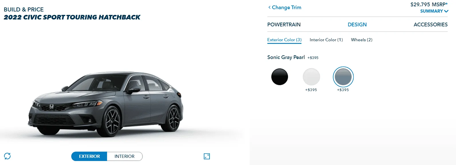 11th Gen Honda Civic 2022 Civic Hatchback Pricing Revealed and It Is Very Compelling! Starting at $22,900 MSRP 4