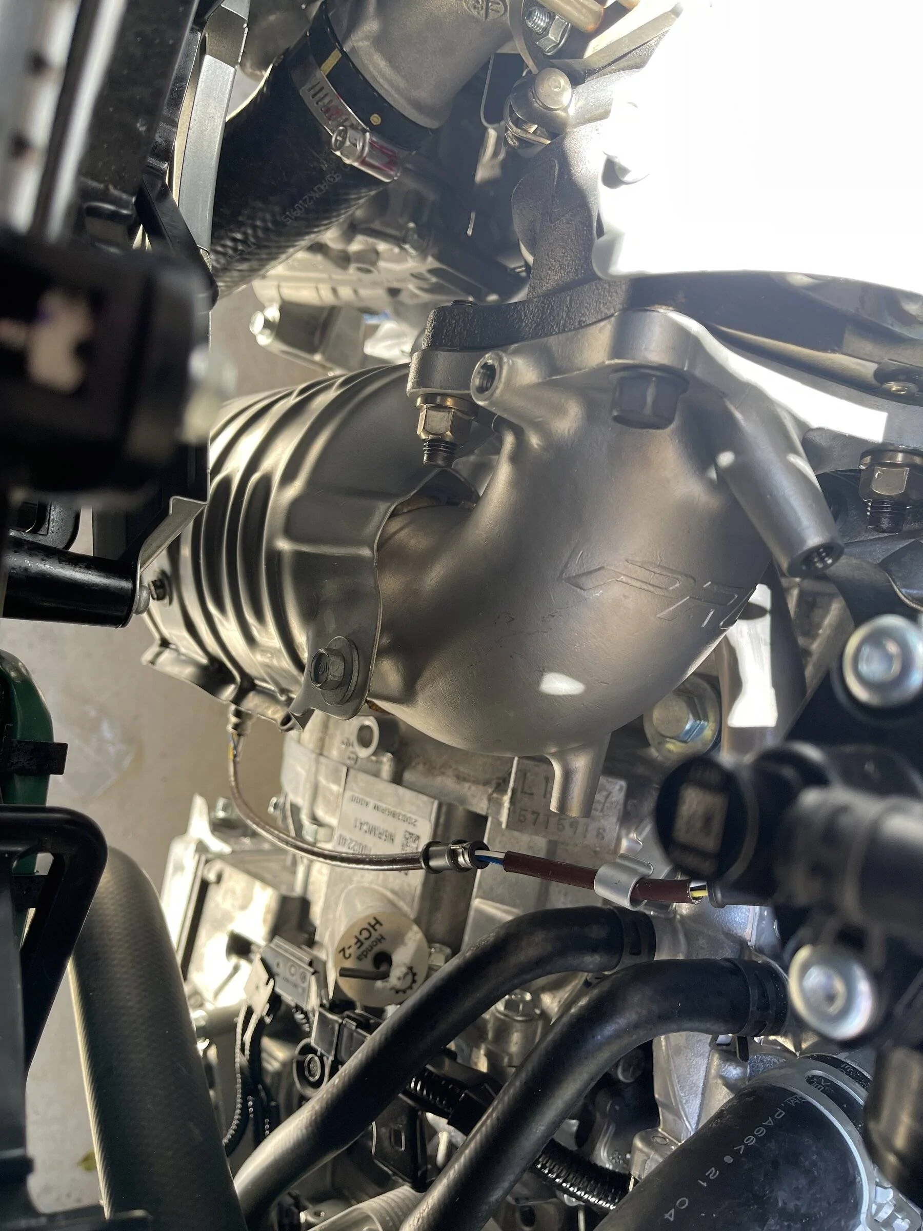 11th Gen Honda Civic PRL HV Downpipe and Front Pipe install in 2022 Civic Sport Touring 42DE2667-ADC4-47A8-9787-E4EF6AFA9EB4