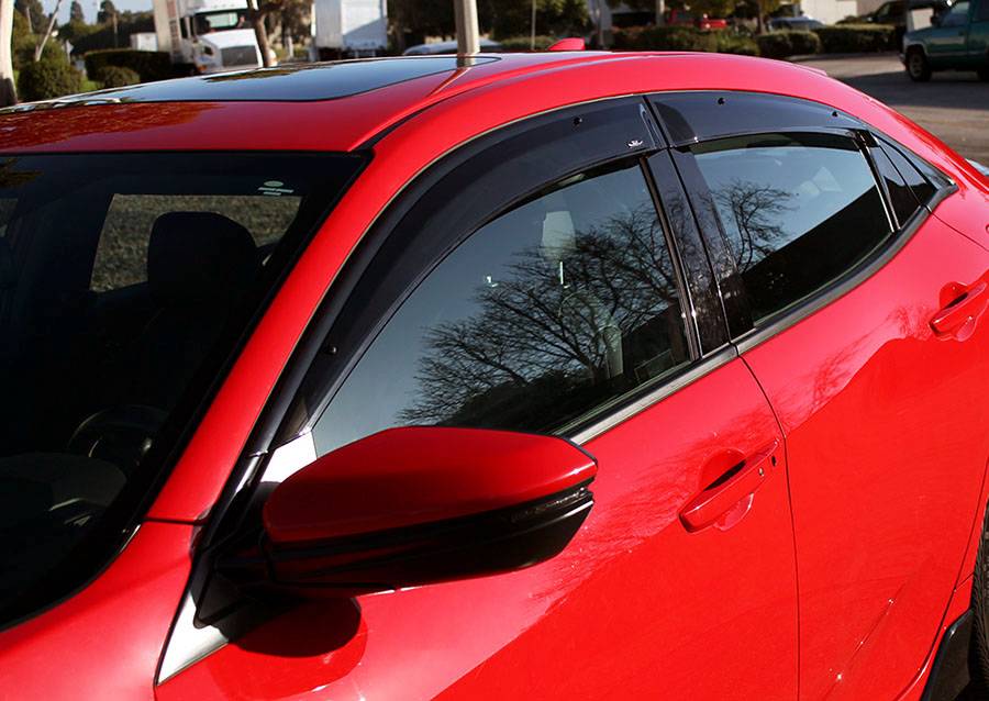 11th Gen Honda Civic Civic Hatchback Side Window Visors / Rain Deflectors 44820_2201___Front