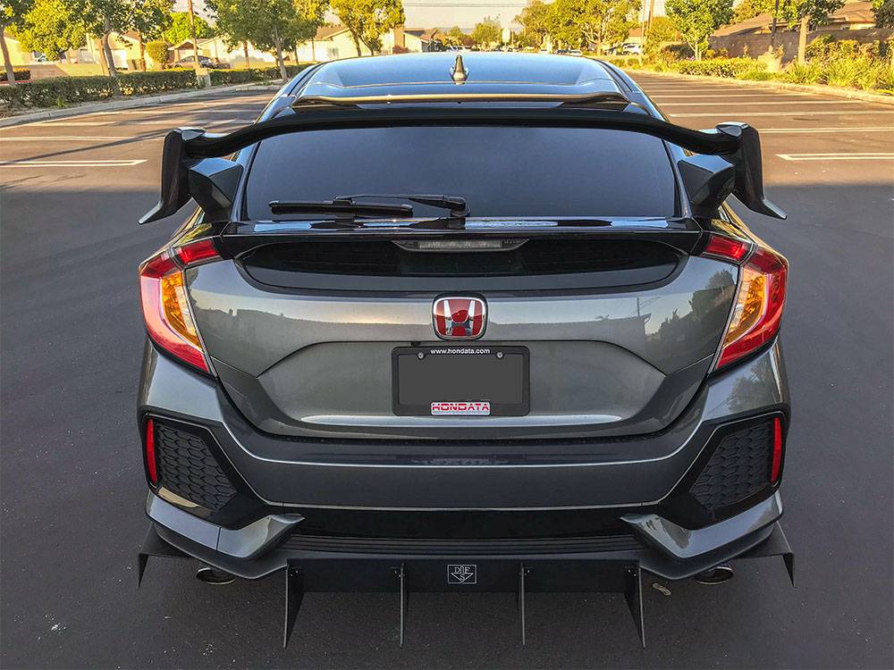 11th Gen Honda Civic New TRM Spoiler / Wing for Civic Hatchbacks 45416_2920___SPOILER-C175D-A-TR%20Installed%202