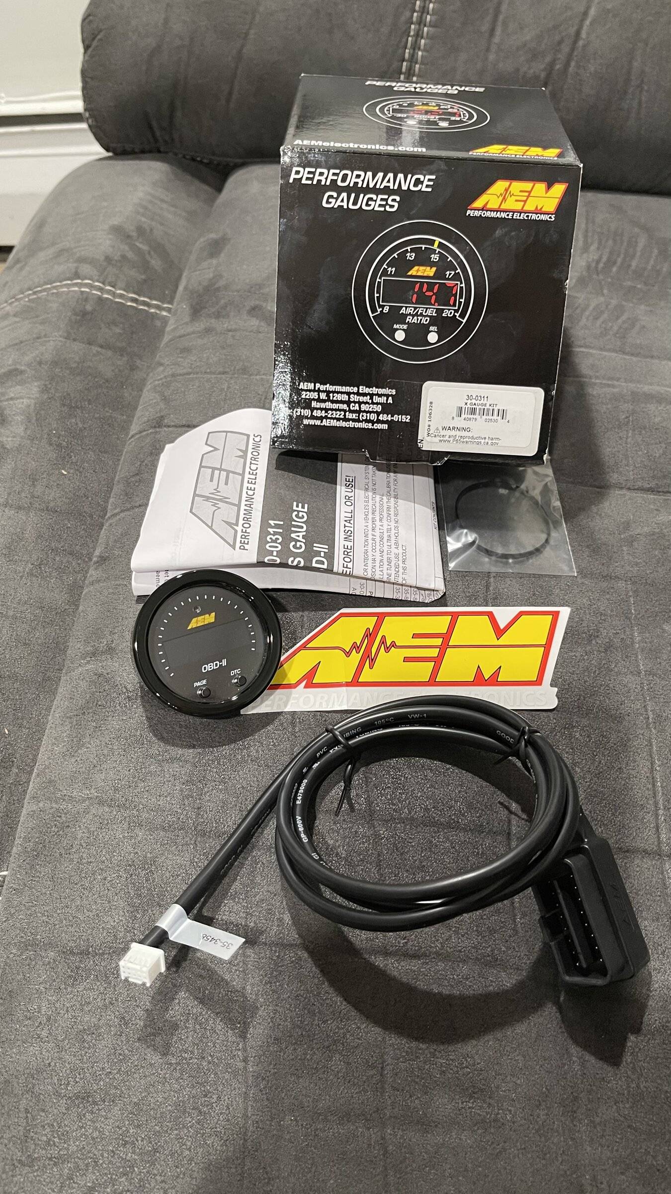 11th Gen Honda Civic AEM X-Series OBD2 52mm gauge review. 4590701B-26CC-424A-B521-D5CD01FFBFDE