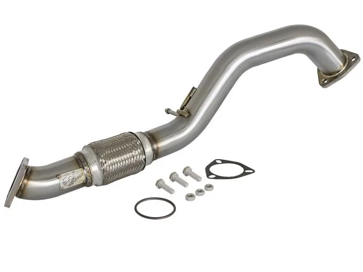 11th Gen Honda Civic aFe Power Twisted Steel Rear Down-Pipe / Mid-Pipe: 1.5L Turbo 48-36605_733x550