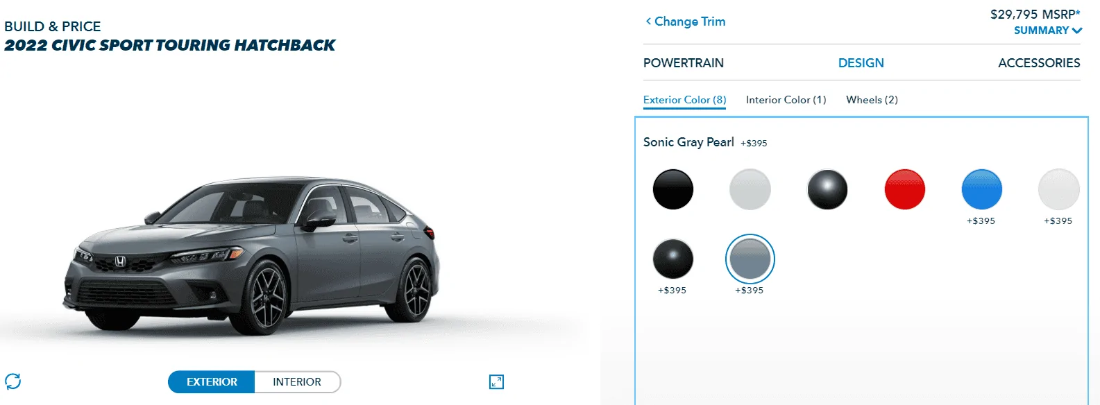 11th Gen Honda Civic 2022 Civic Hatchback Pricing Revealed and It Is Very Compelling! Starting at $22,900 MSRP 5