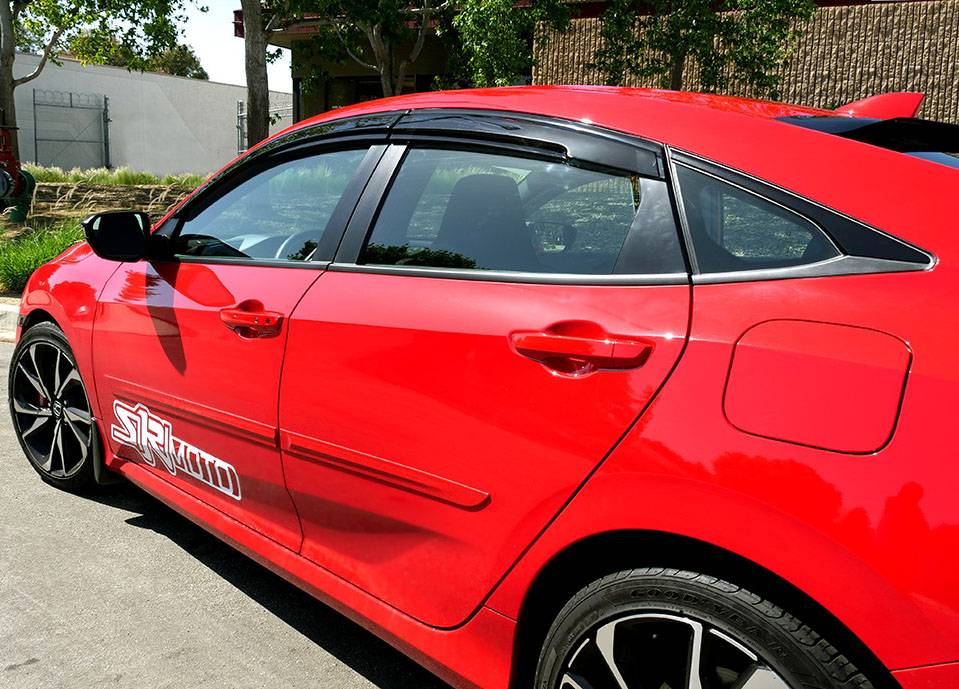 11th Gen Honda Civic "Blacked Out" Side Window Visors for Sedans 52403_2201___ho-84_ij-m-20installed-20outdoors-201-