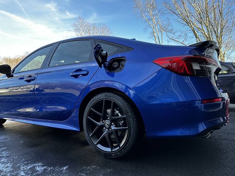 11th Gen Honda Civic '23 Aegean Blue Si Introduction 52596590159_66cece28b2_c