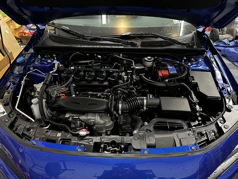 11th Gen Honda Civic '23 Aegean Blue Si Introduction 52624924806_0bbc44b047_c