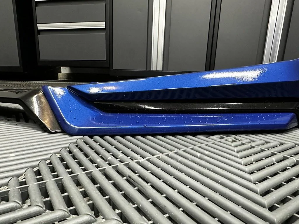 11th Gen Honda Civic FS: Yofer V3 Front Lip (Aegean Blue) 53390480752_1e58350536_