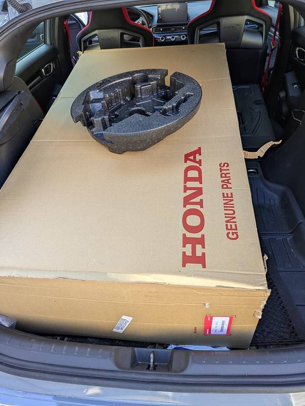 11th Gen Honda Civic Installing FK8 Spare Tire Kit in FL5 54135520566_338409fc9d_c