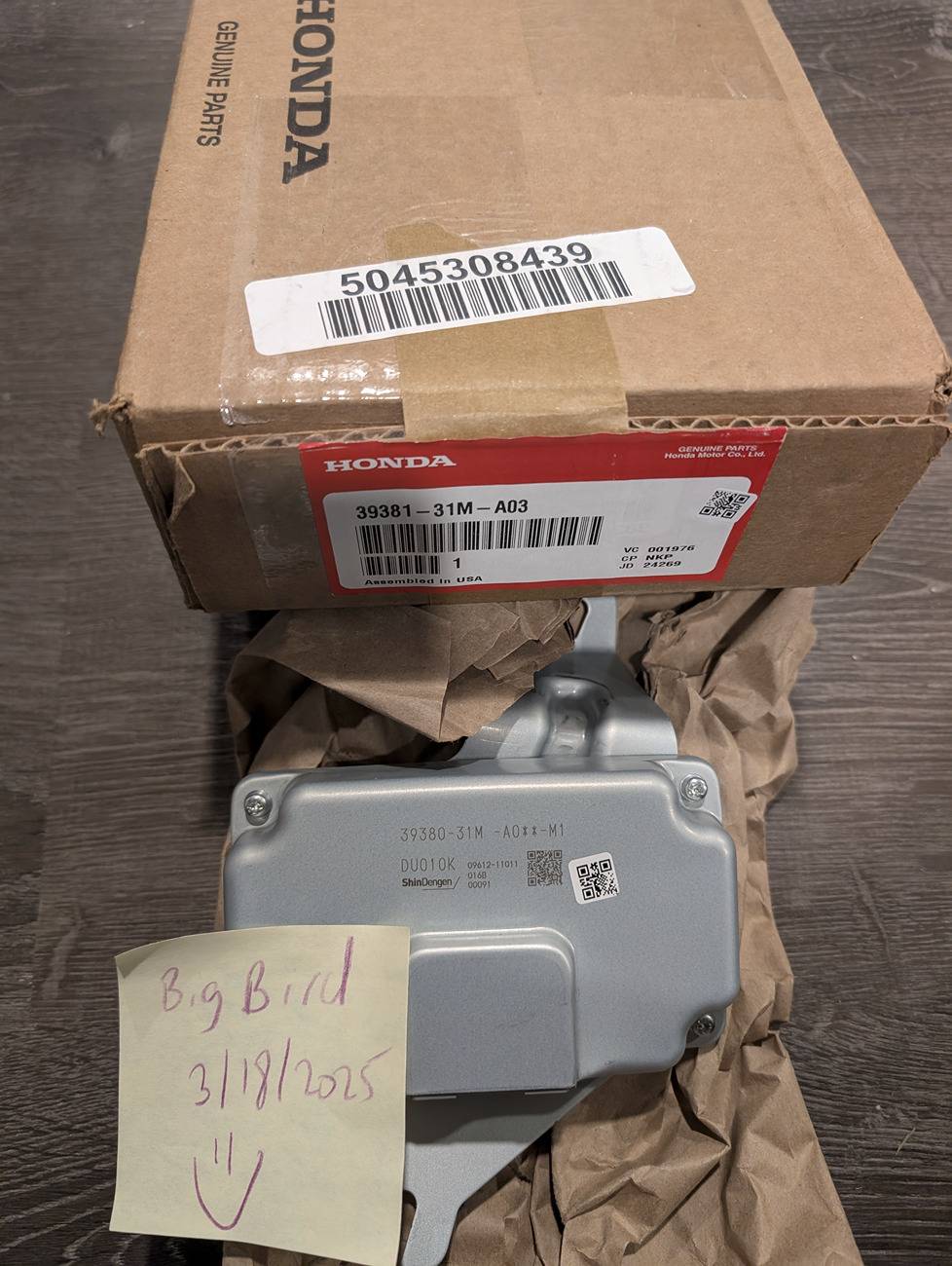 11th Gen Honda Civic SOLD: DE5 ADS Module ITS Integra Type S Suspension Module 39381-31M-A03 54395816783_dc0e804683_4k