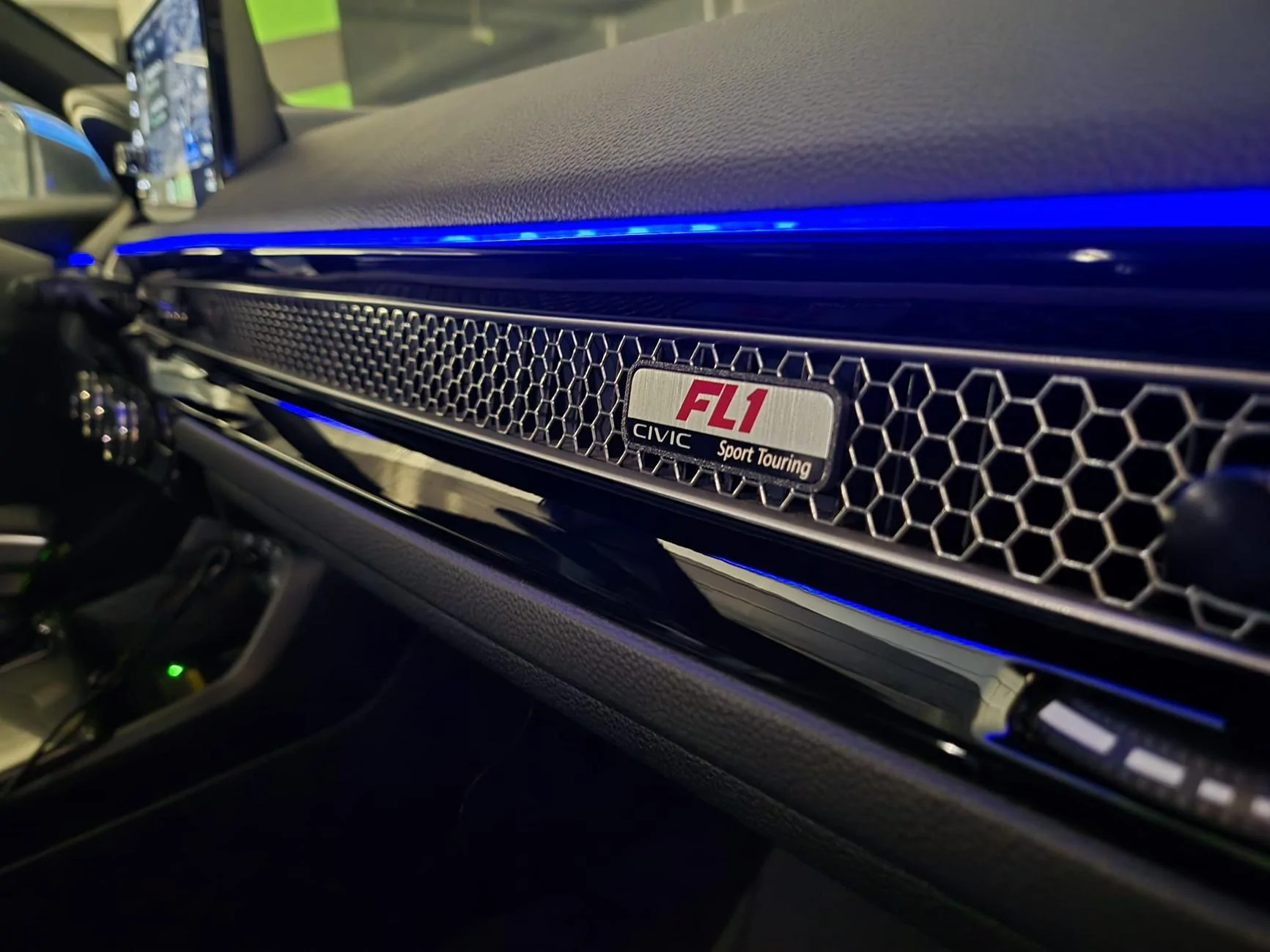 11th Gen Honda Civic FL5 style dashboard serial number plates Si & FL1 55434