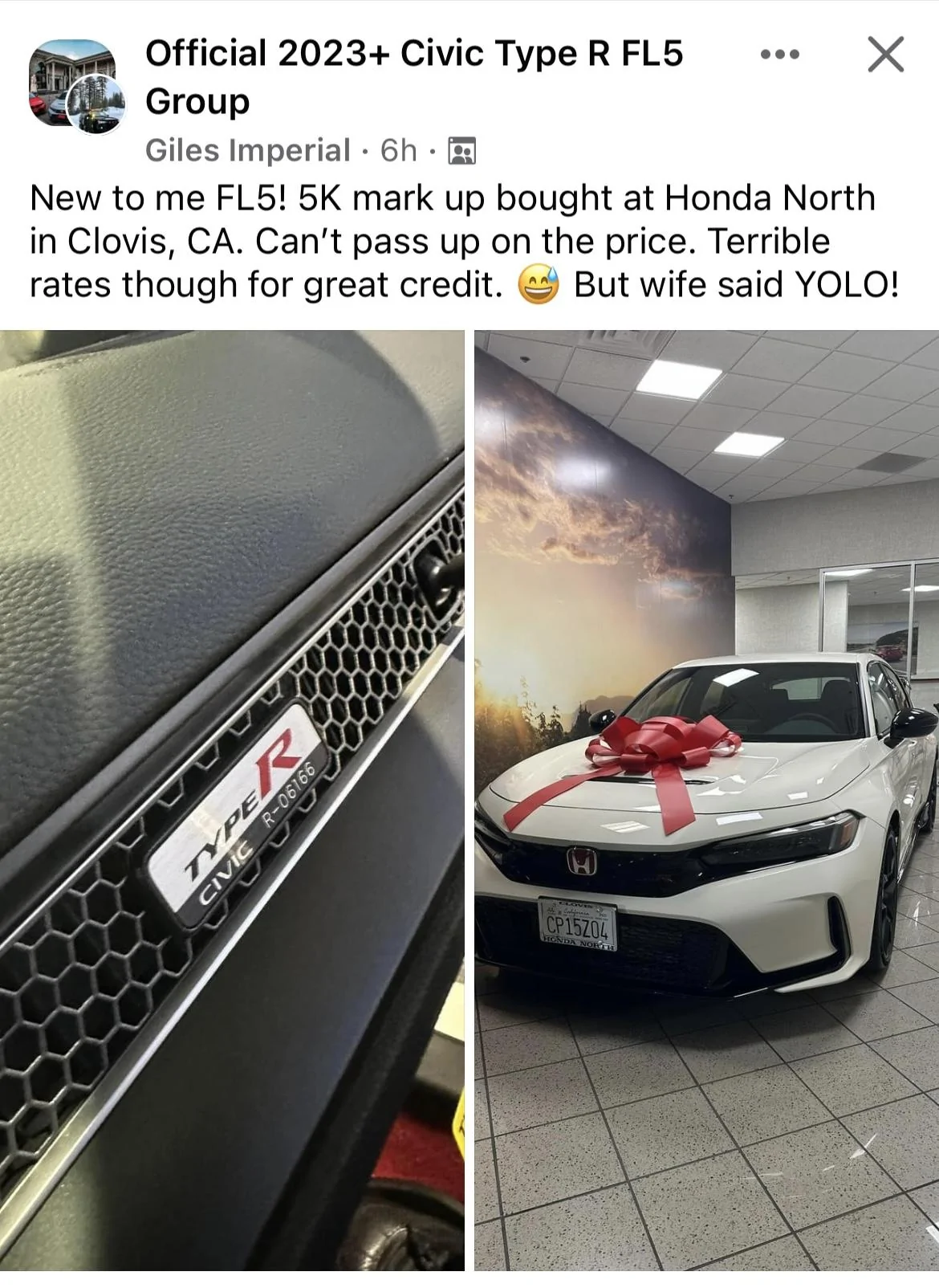11th Gen Honda Civic Canadian dealer asked what colour Type R I want 5D1D1432-7840-48C2-93F8-BD1CE779029B