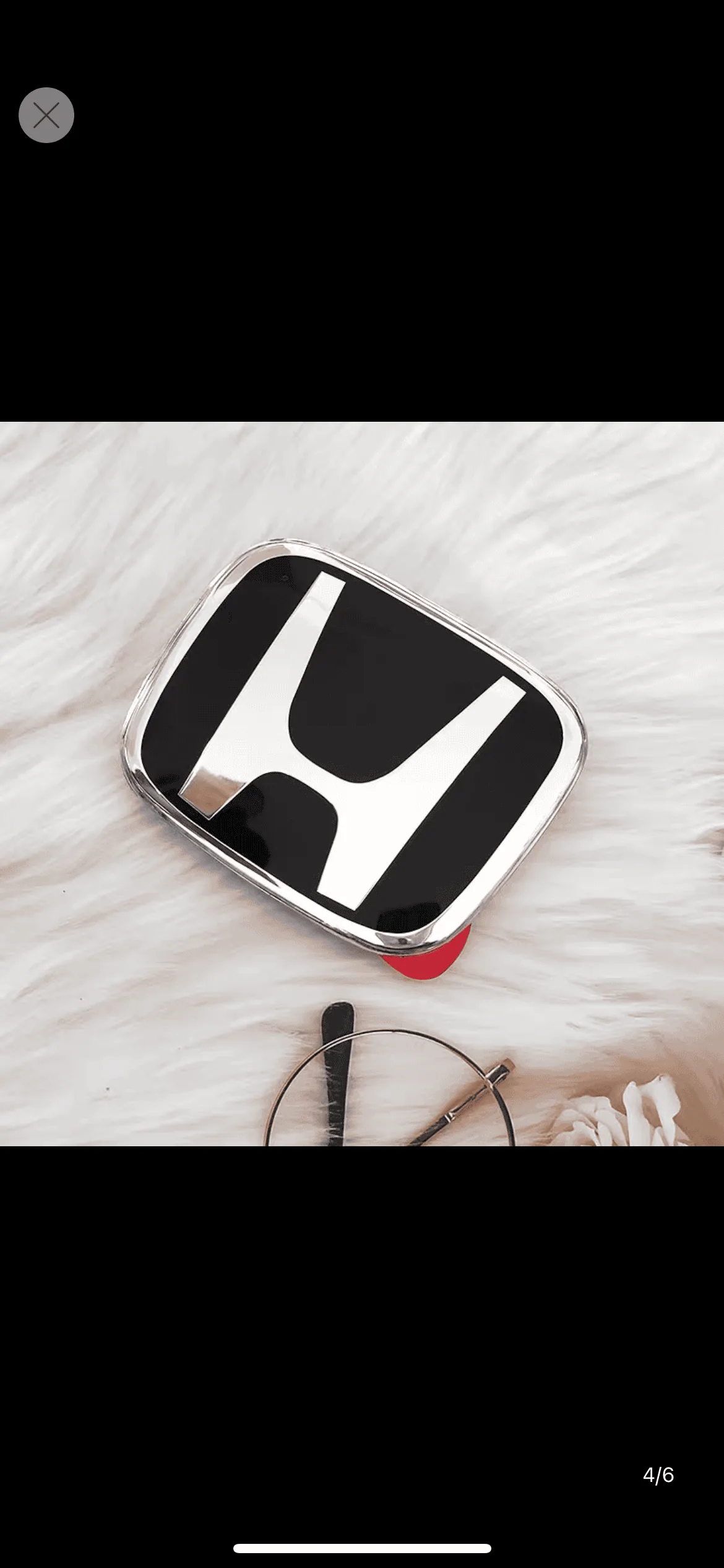 11th Gen Honda Civic Black and silver Honda Emblem 6865CFCE-E179-4F8F-9089-9D10B9FD88D1