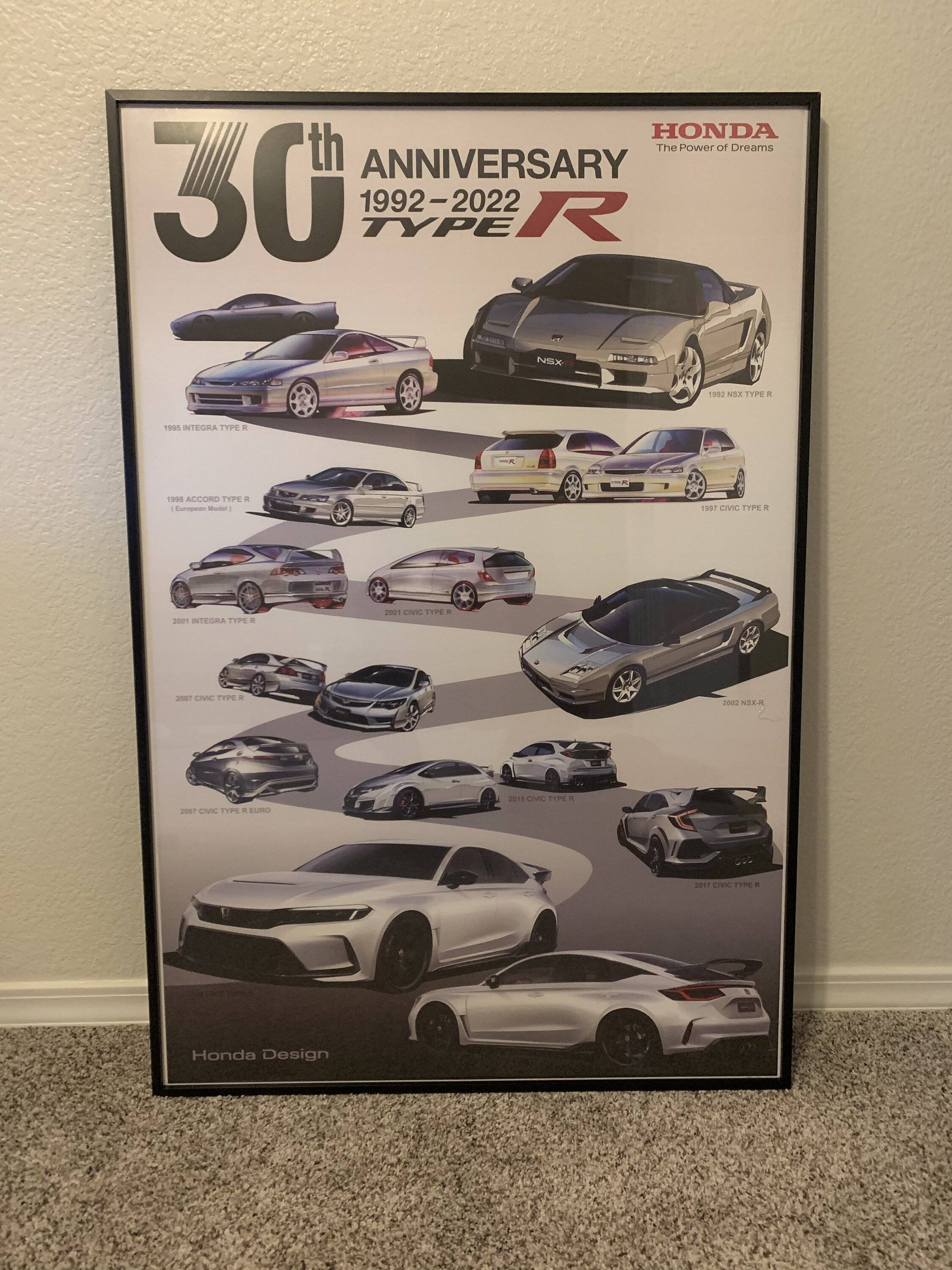11th Gen Honda Civic Official 30th Anniversary Type R posters 6A077B3E-3506-43BD-B056-E02F537808EA
