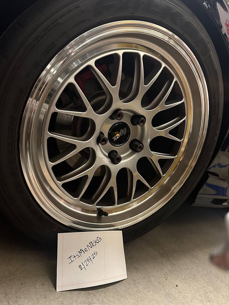 11th Gen Honda Civic (5) Apex Wheels Forged ML-10RT, 18x9.5 + 35, 5x120, Race Silver 7