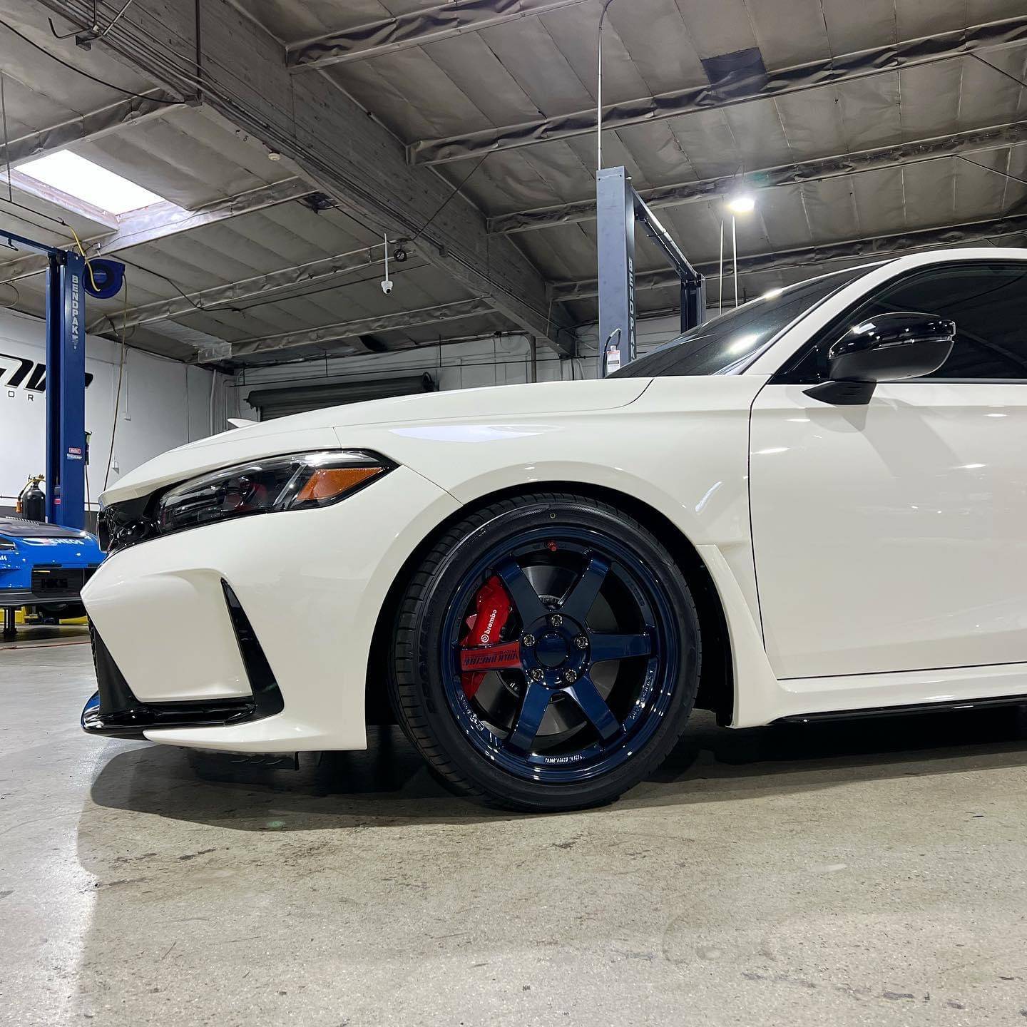 11th Gen Honda Civic White Type R FL5 on 18" Volk Racing TE37SL with 265/35/R18 Toyo Proxes Sports 7278A601-AA14-4CE7-AA32-BEA9FA22C7D7