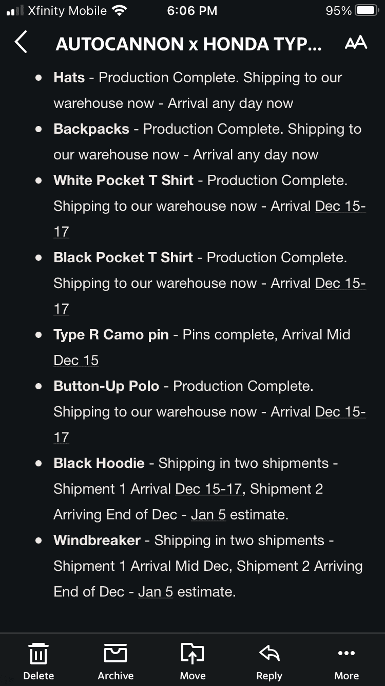 11th Gen Honda Civic East Coast FL5 Delivery Estimates/Confirmations 74CB28AB-D000-465B-8DA3-017A8A20EAC1