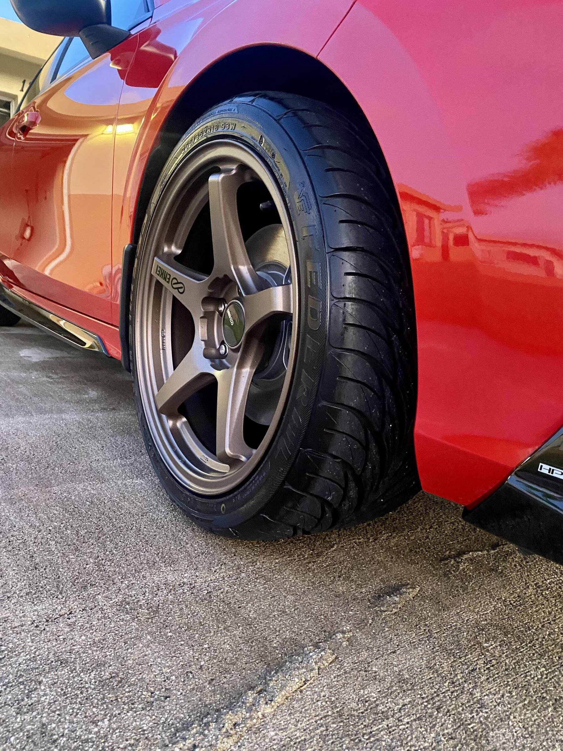 11th Gen Honda Civic Enkei TS-5 18x9.5 +38 ON 🛞 9A59E30F-46BE-4A36-A51B-8C9EFBDE5473