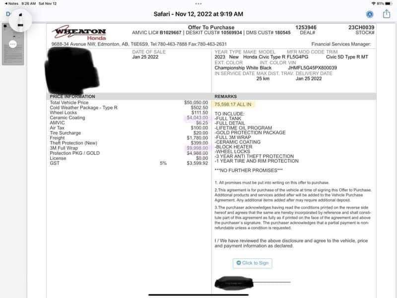 11th Gen Honda Civic 2023 Civic Type R Waitlist / Deposit / Reservations List - Check in here! A0559B36-A704-4DD8-BECC-A9B95429BC33